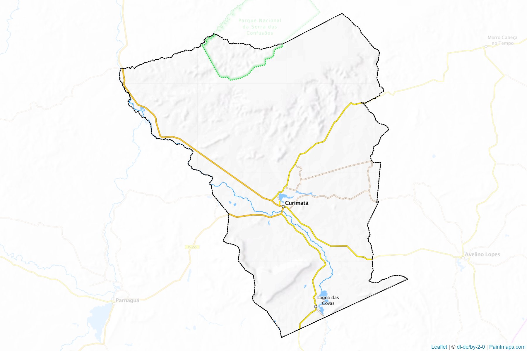 Muestras de recorte de mapas Curimata (Piaui)-1