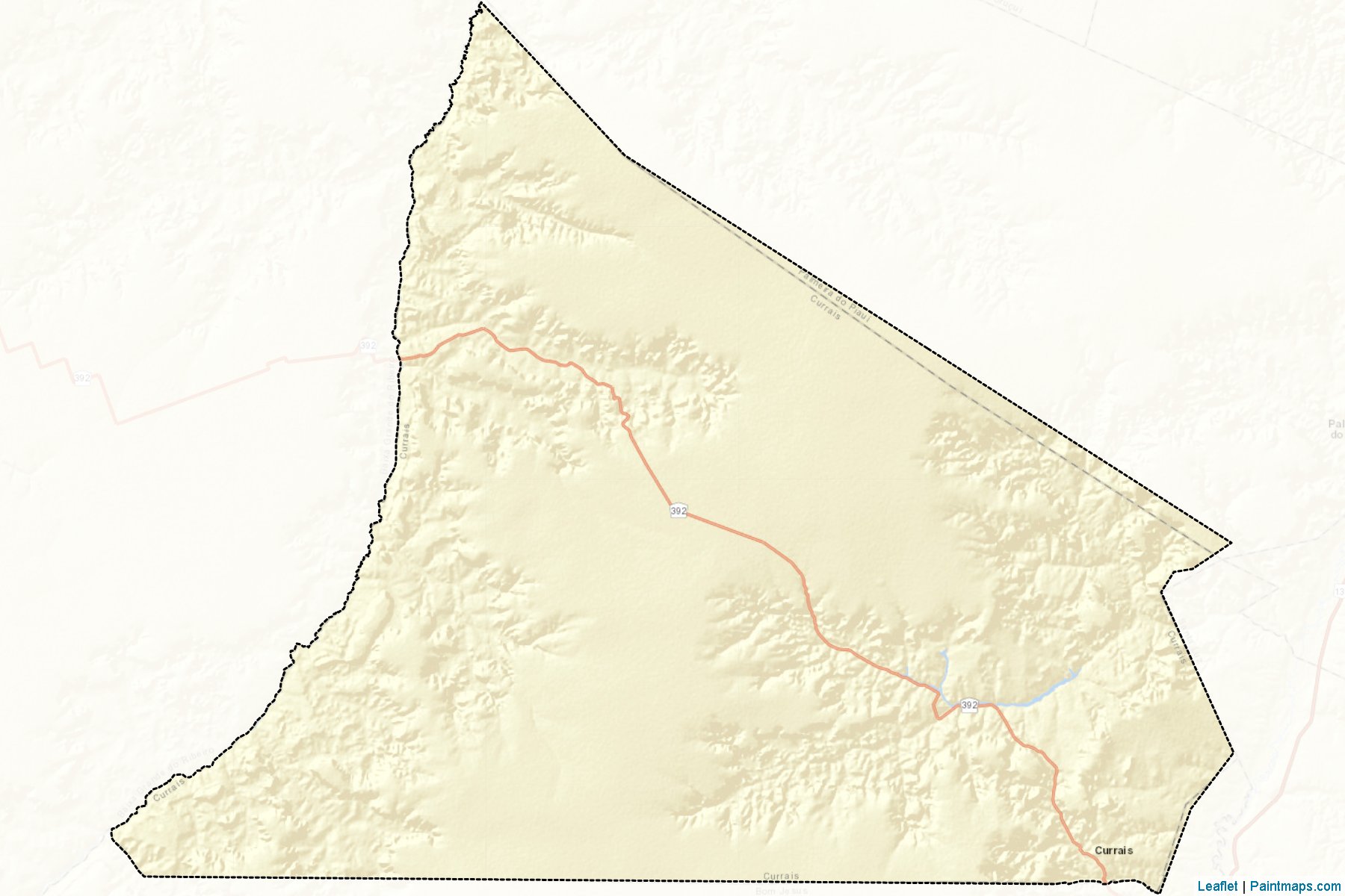 Muestras de recorte de mapas Currais (Piaui)-2