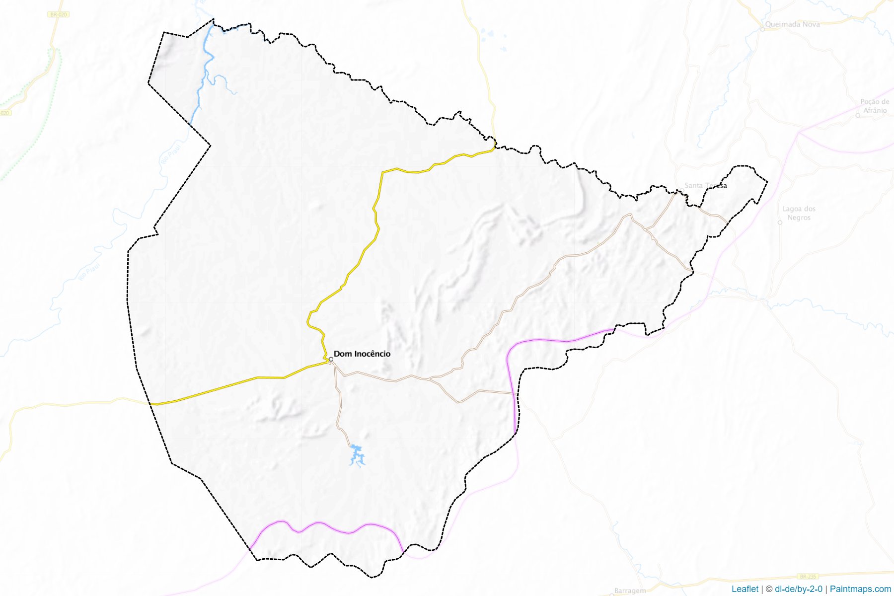 Muestras de recorte de mapas Dom Inocencio (Piaui)-1