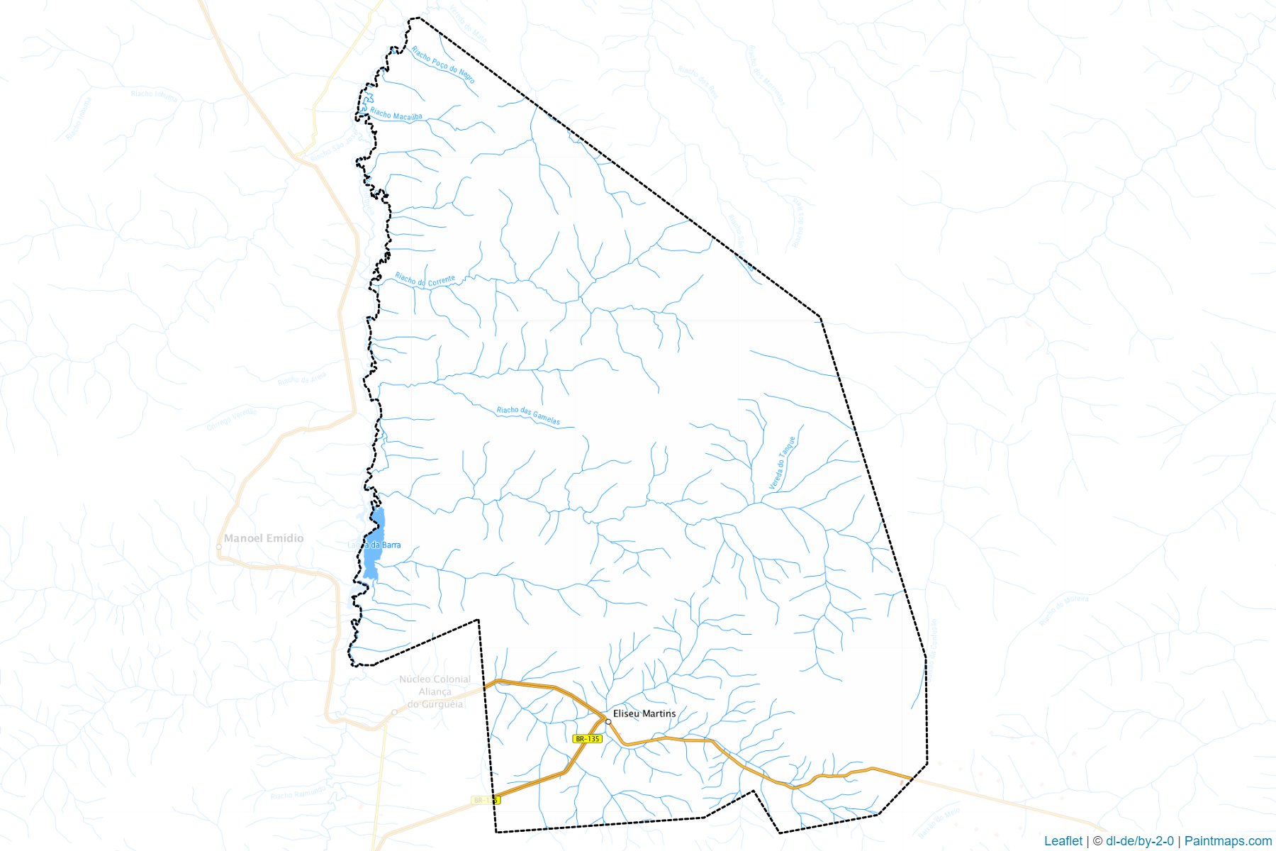 Muestras de recorte de mapas Eliseu Martins (Piaui)-1