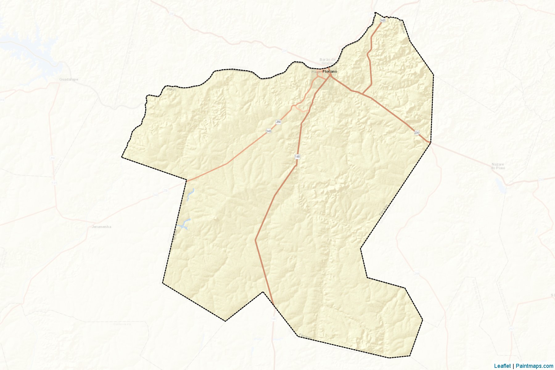 Muestras de recorte de mapas Floriano (Piaui)-2