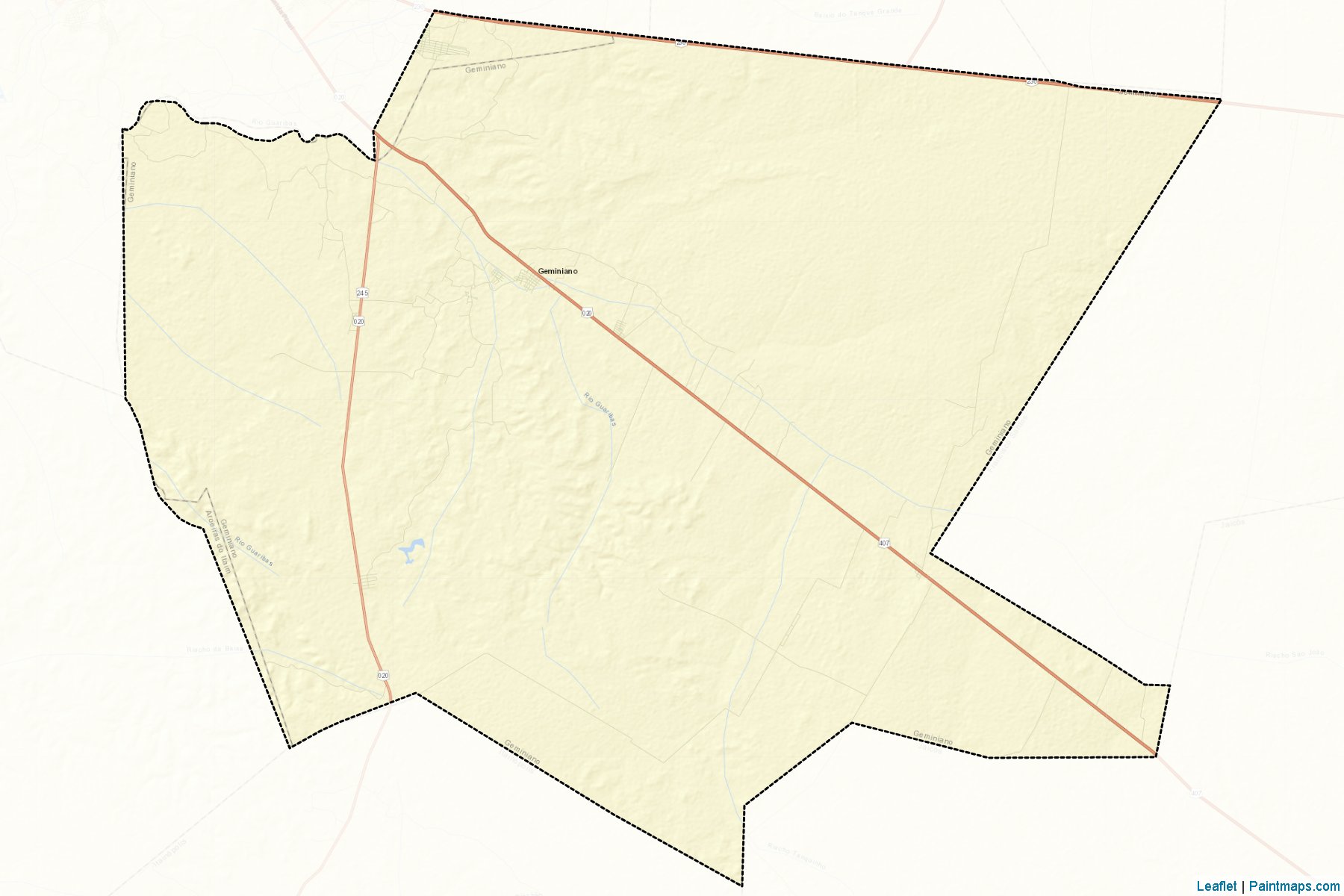 Muestras de recorte de mapas Geminiano (Piaui)-2