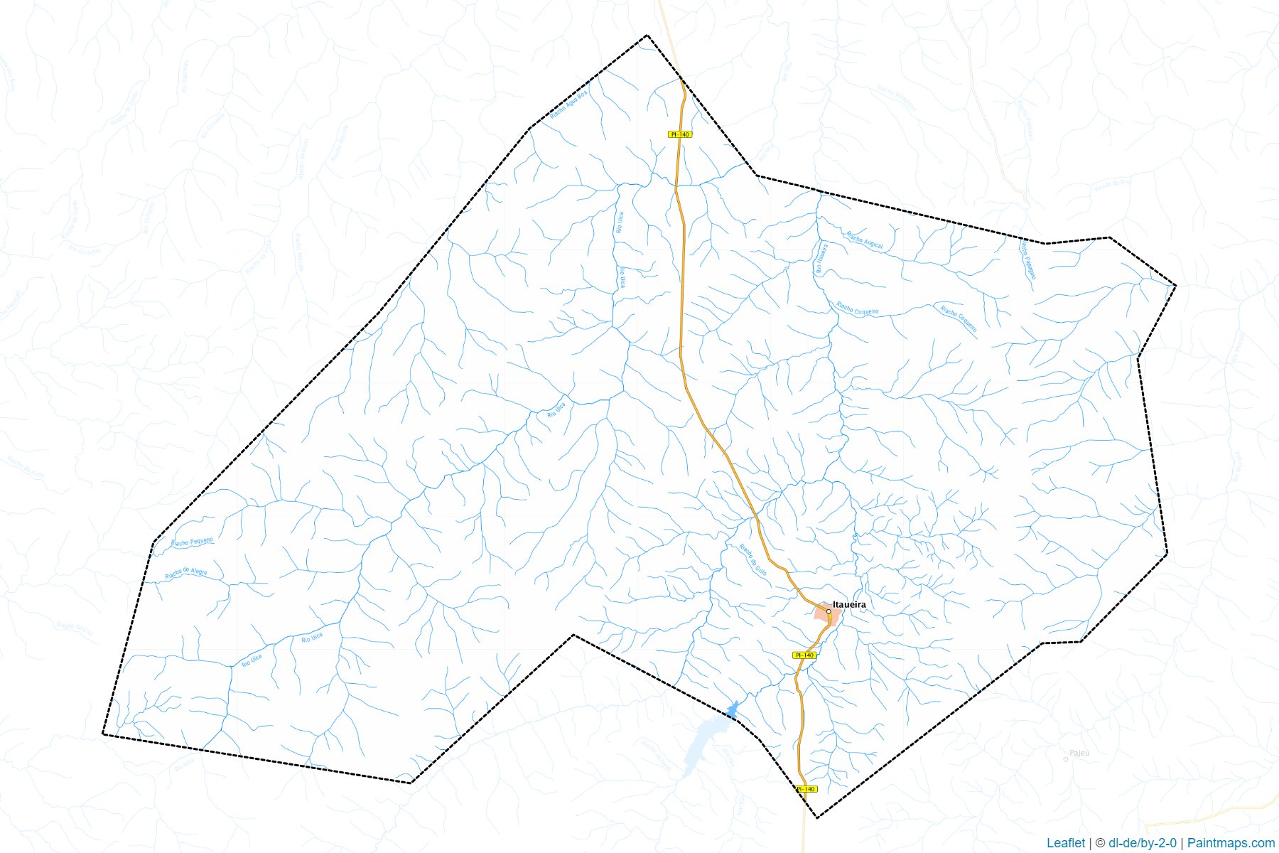 Itaueira (Piaui) Map Cropping Samples-1