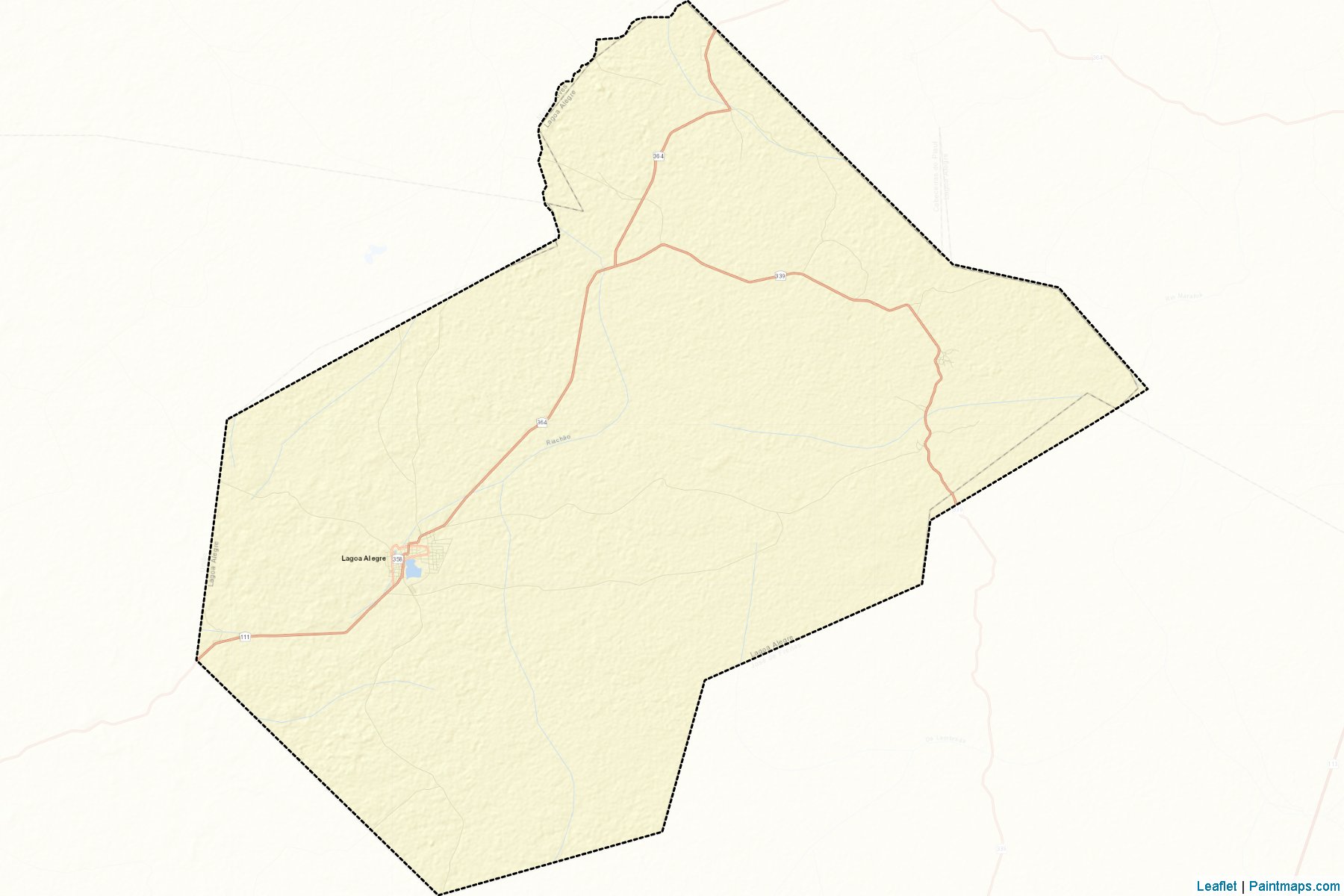 Muestras de recorte de mapas Lagoa Alegre (Piaui)-2