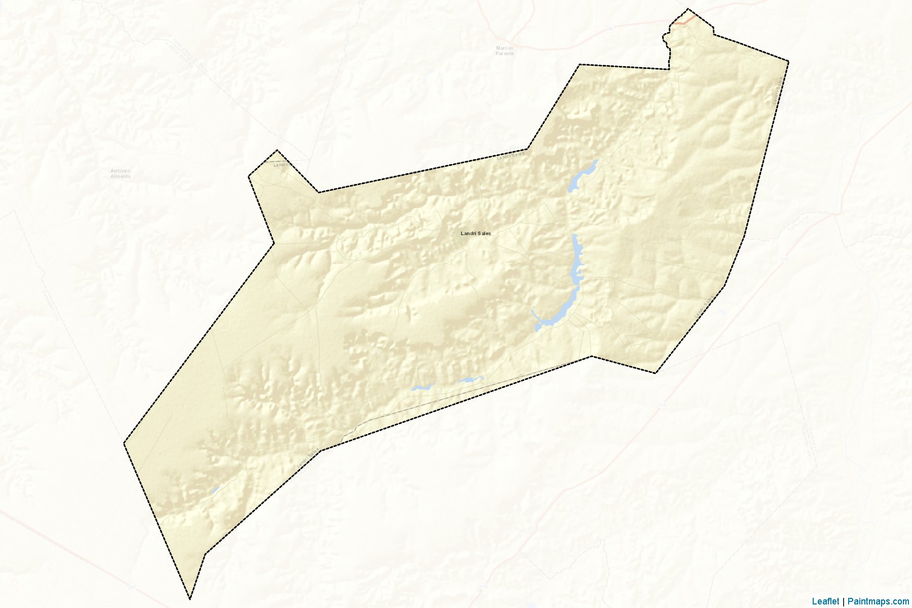 Muestras de recorte de mapas Landri Sales (Piaui)-2