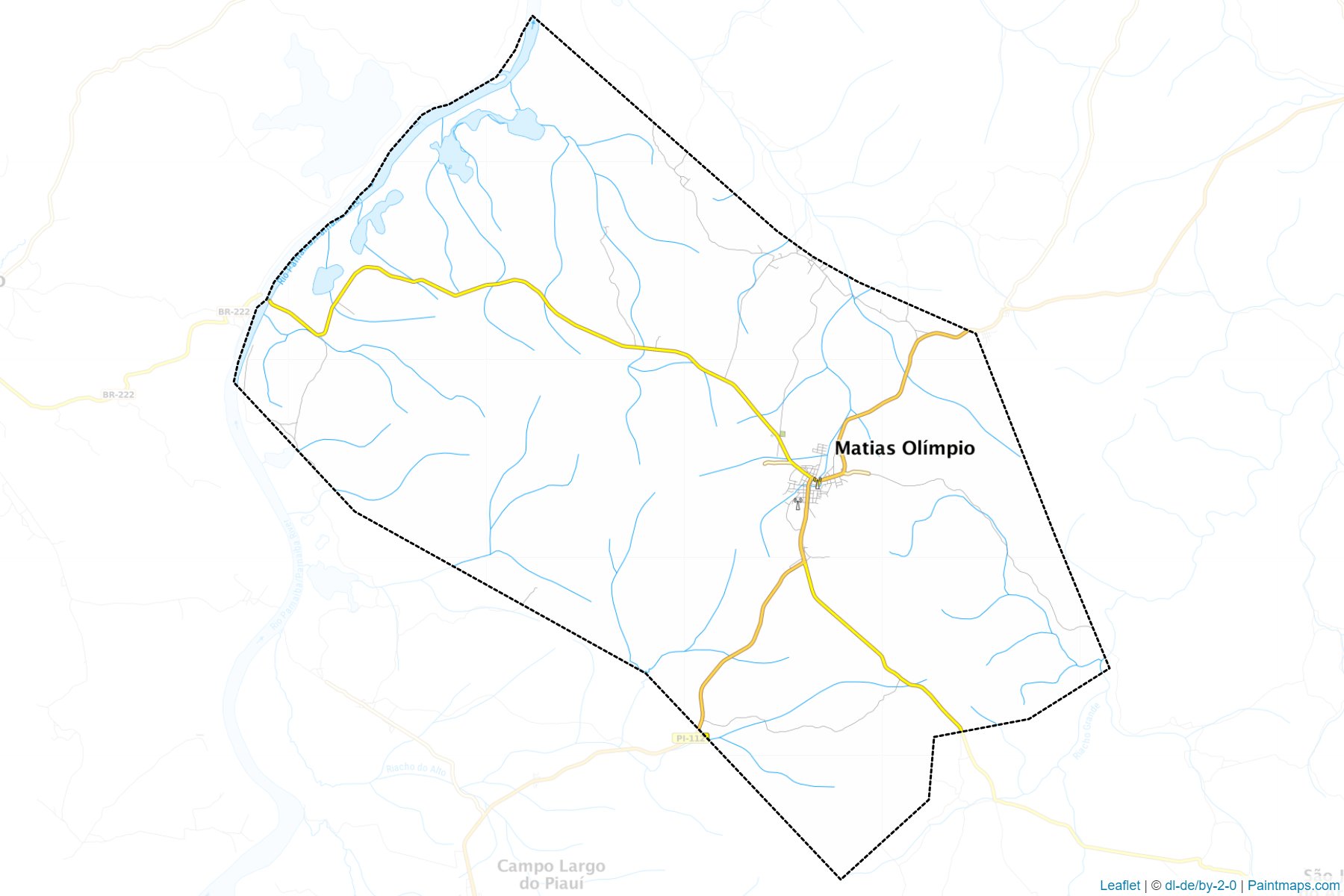 Muestras de recorte de mapas Matias Olimpio (Piaui)-1