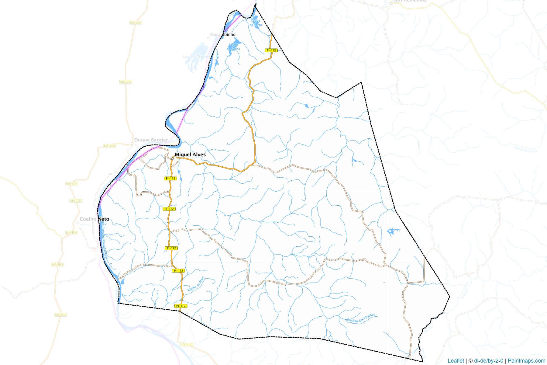 Muestras de recorte de mapas Miguel Alves (Piaui)-1