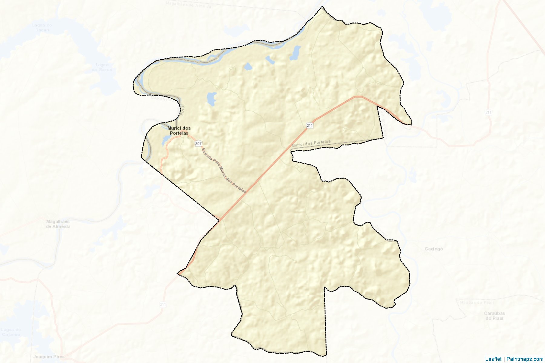 Murici dos Portelas (Piaui) Map Cropping Samples-2