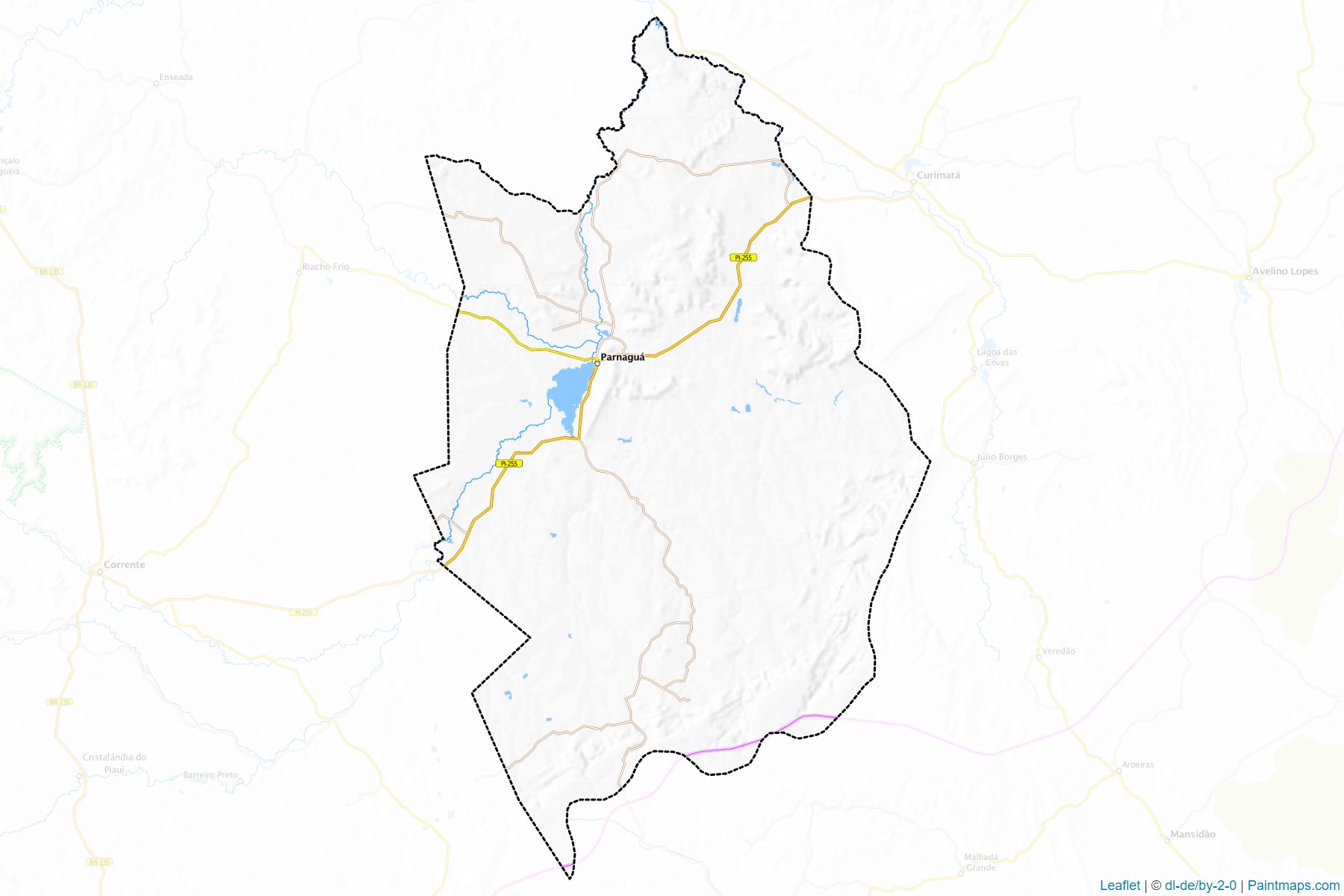 Parnagua (Piaui) Map Cropping Samples-1