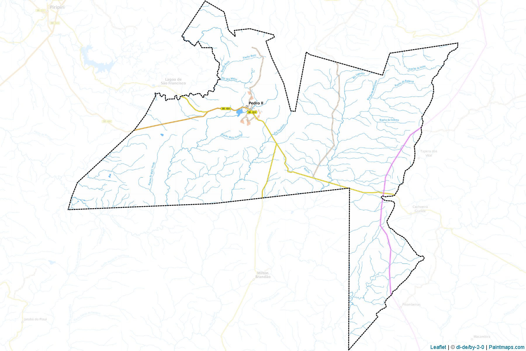 Pedro II (Piaui) Map Cropping Samples-1