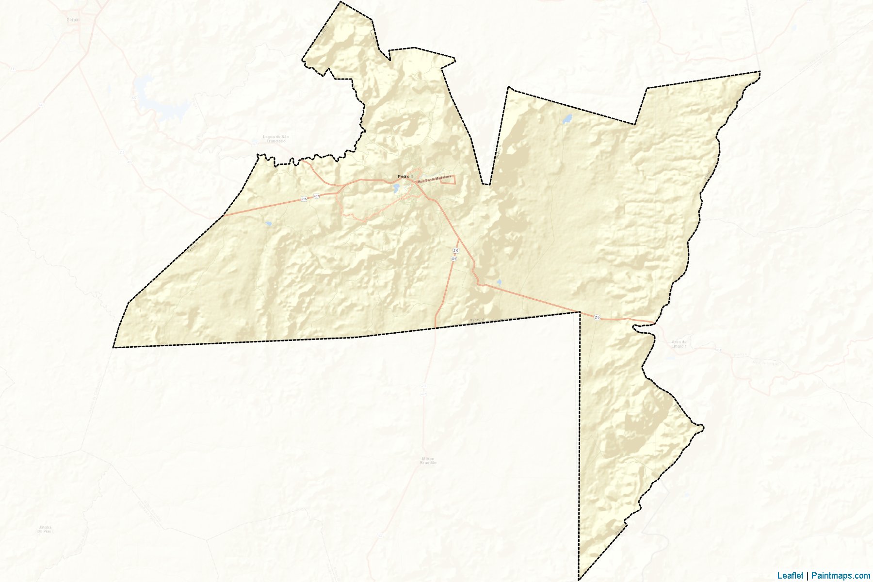 Pedro II (Piaui) Map Cropping Samples-2