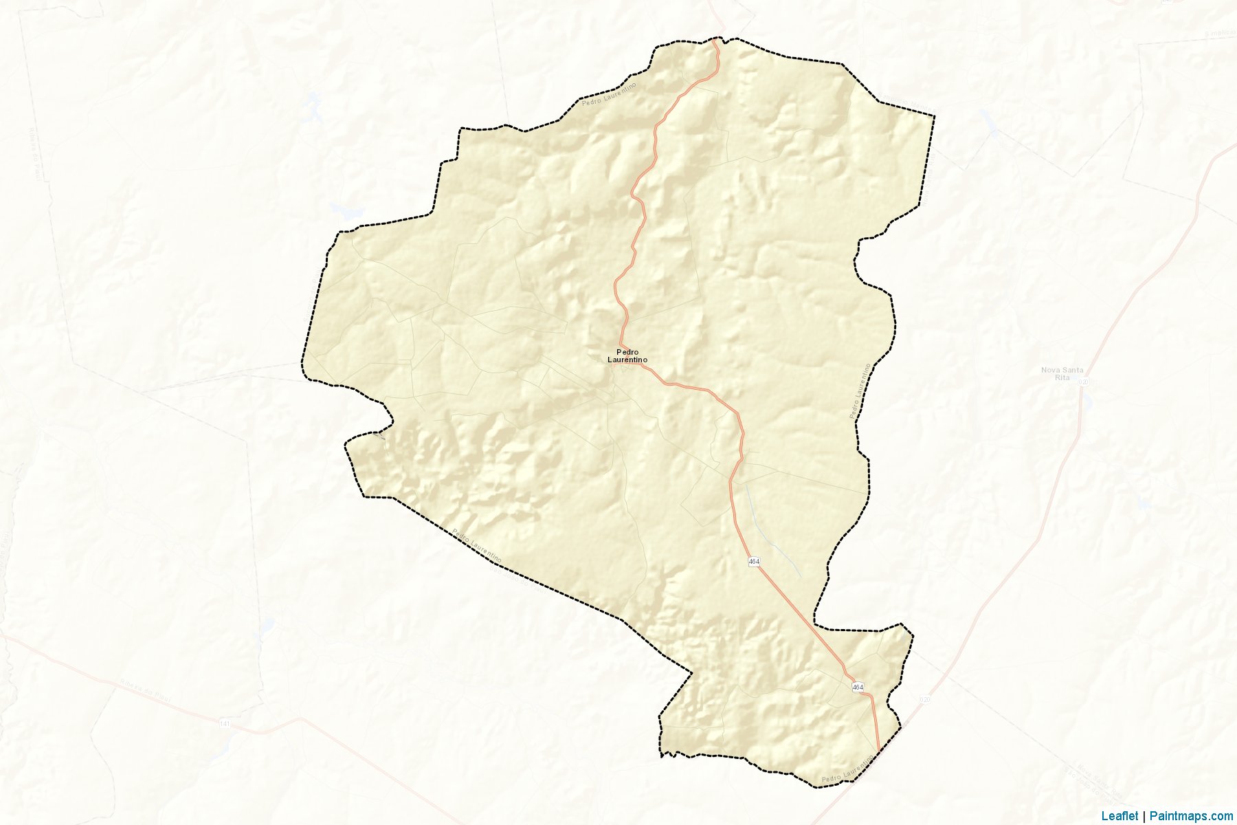 Muestras de recorte de mapas Pedro Laurentino (Piaui)-2