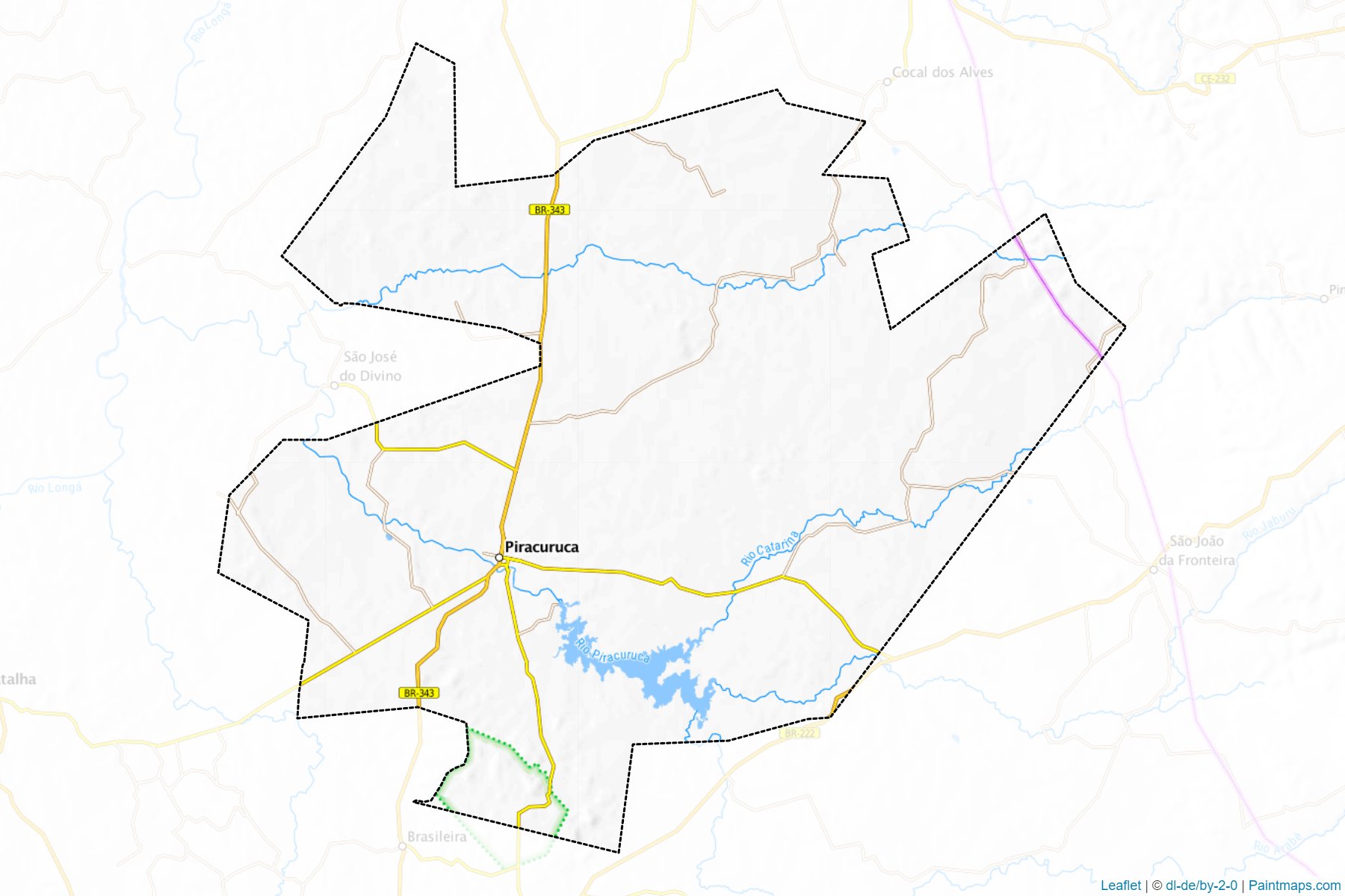 Piracuruca (Piaui) Map Cropping Samples-1