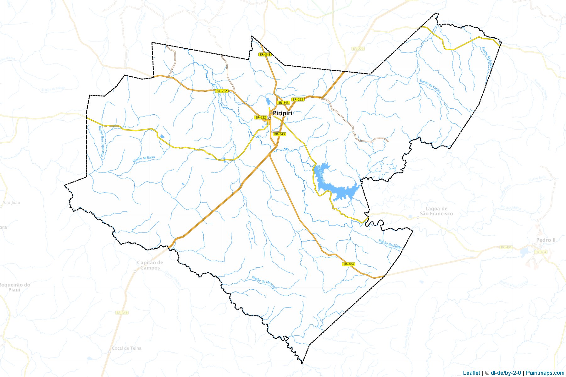 Muestras de recorte de mapas Piripiri (Piaui)-1