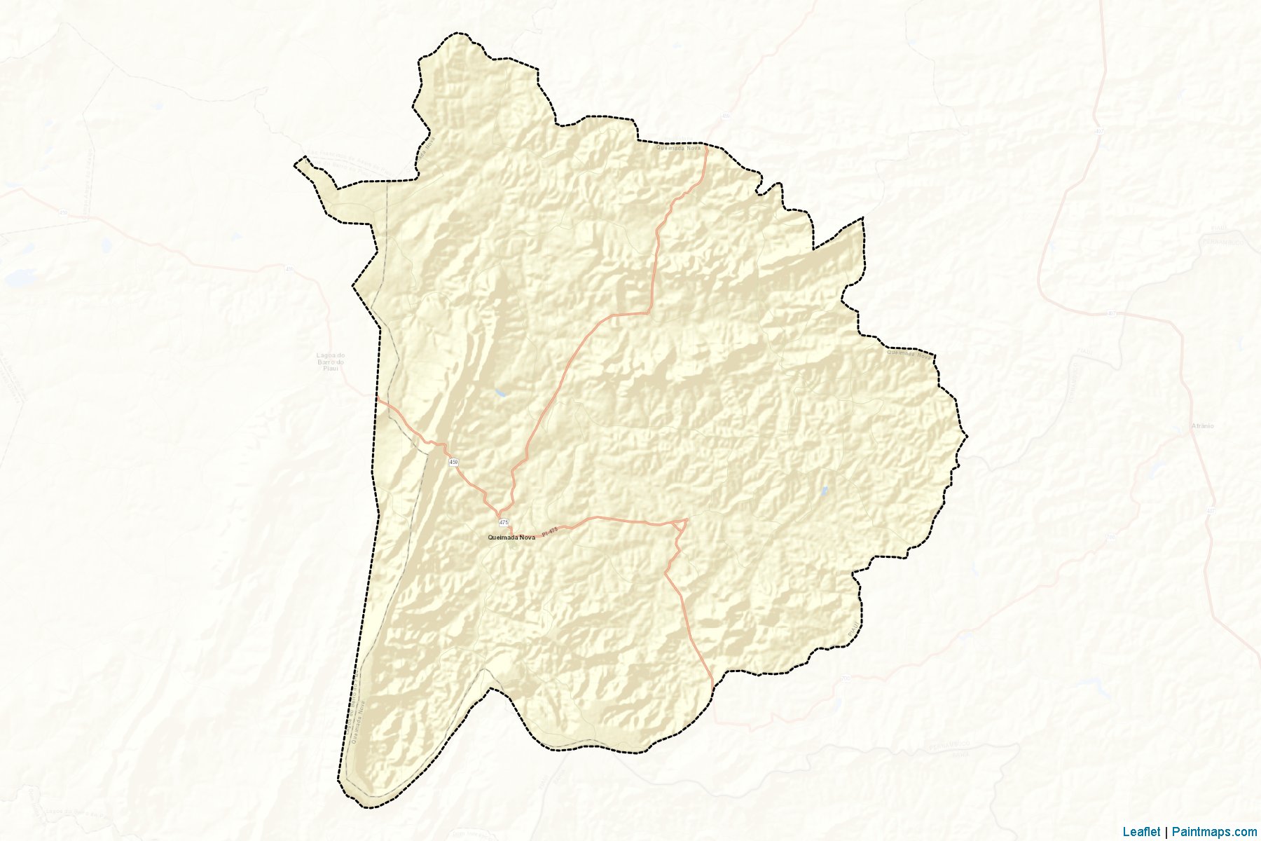 Muestras de recorte de mapas Queimada Nova (Piaui)-2