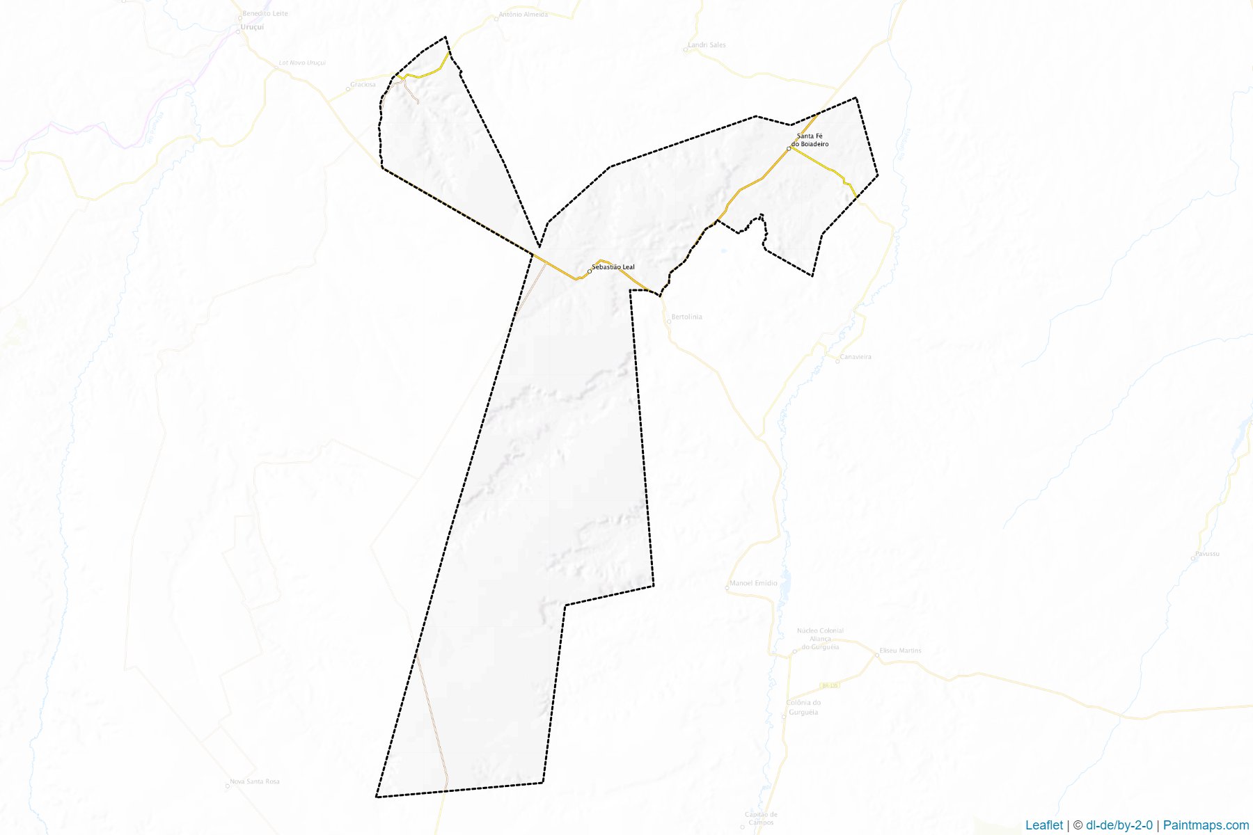 Sebastiao Leal (Piaui) Map Cropping Samples-1