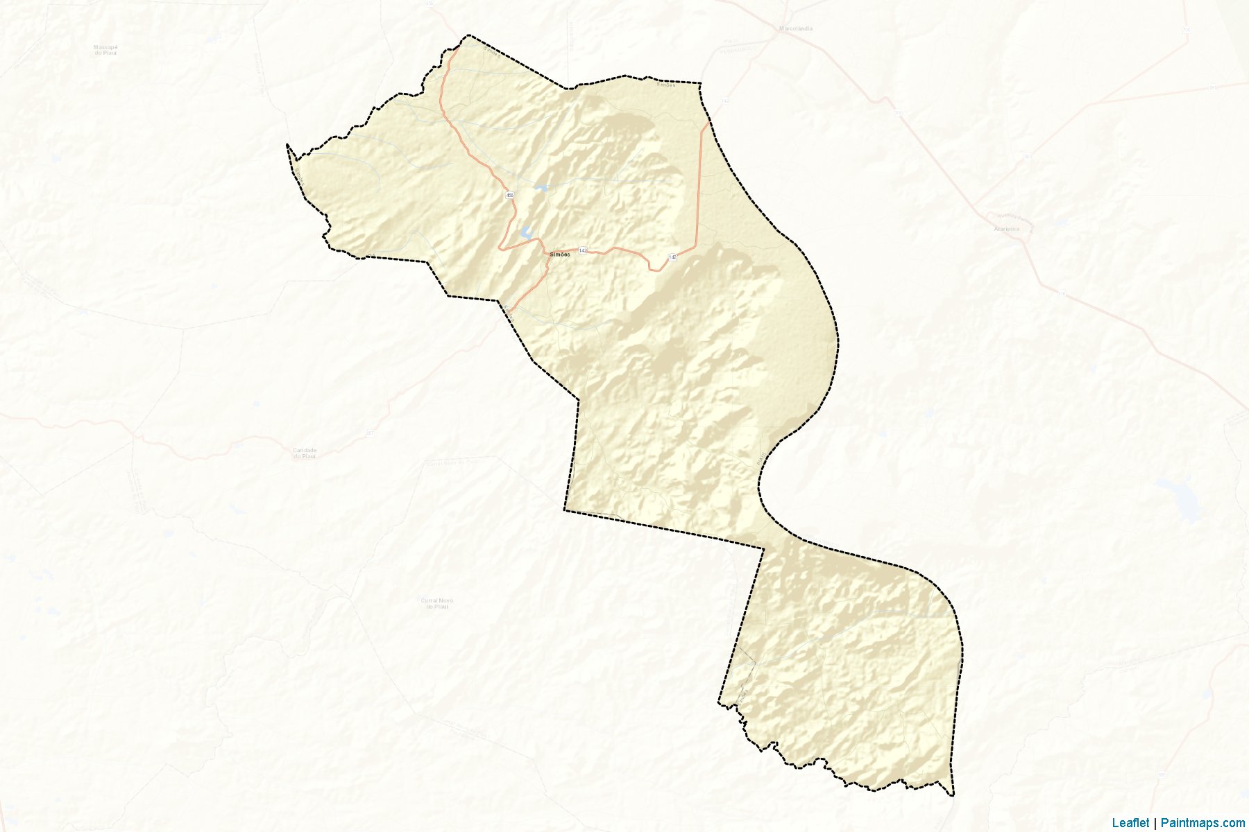 Simoes (Piaui) Map Cropping Samples-2