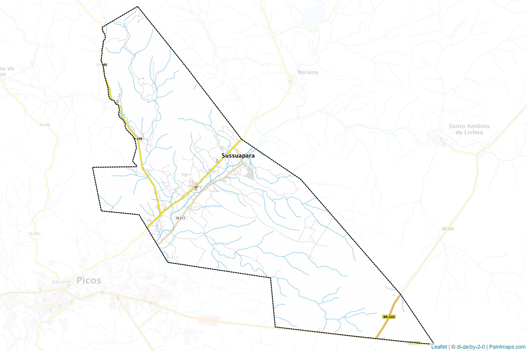 Muestras de recorte de mapas Sussuapara (Piaui)-1