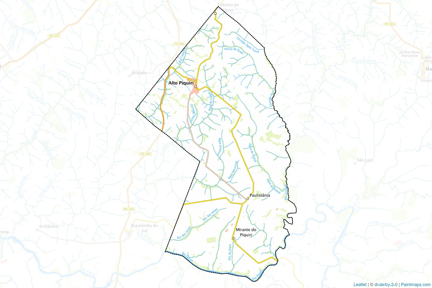 Alto Piquiri (Parana) Map Cropping Samples-1