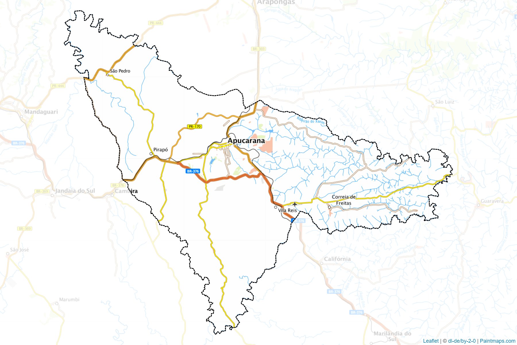 Apucarana (Parana) Map Cropping Samples-1