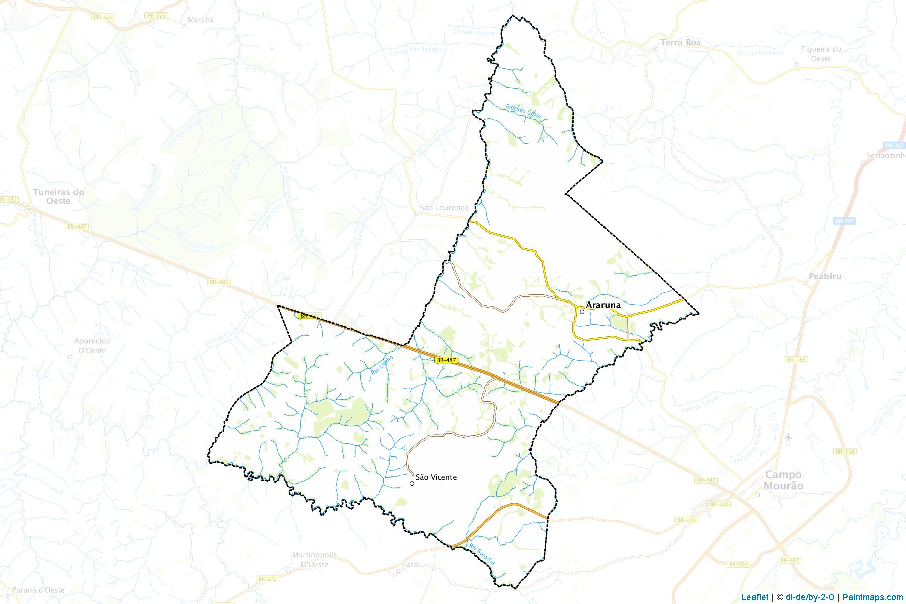 Araruna (Parana) Map Cropping Samples-1