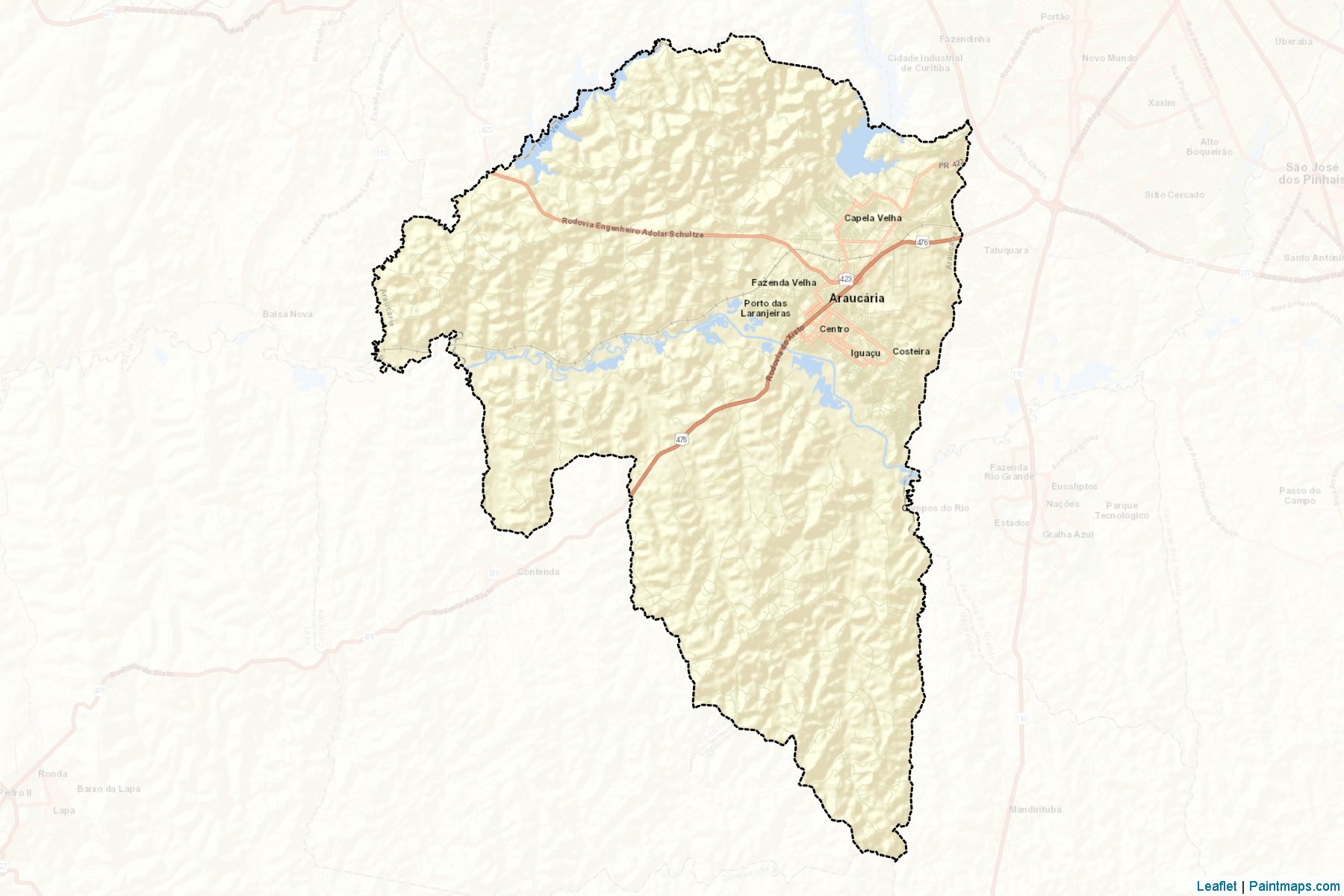 Araucaria (Parana) Map Cropping Samples-2