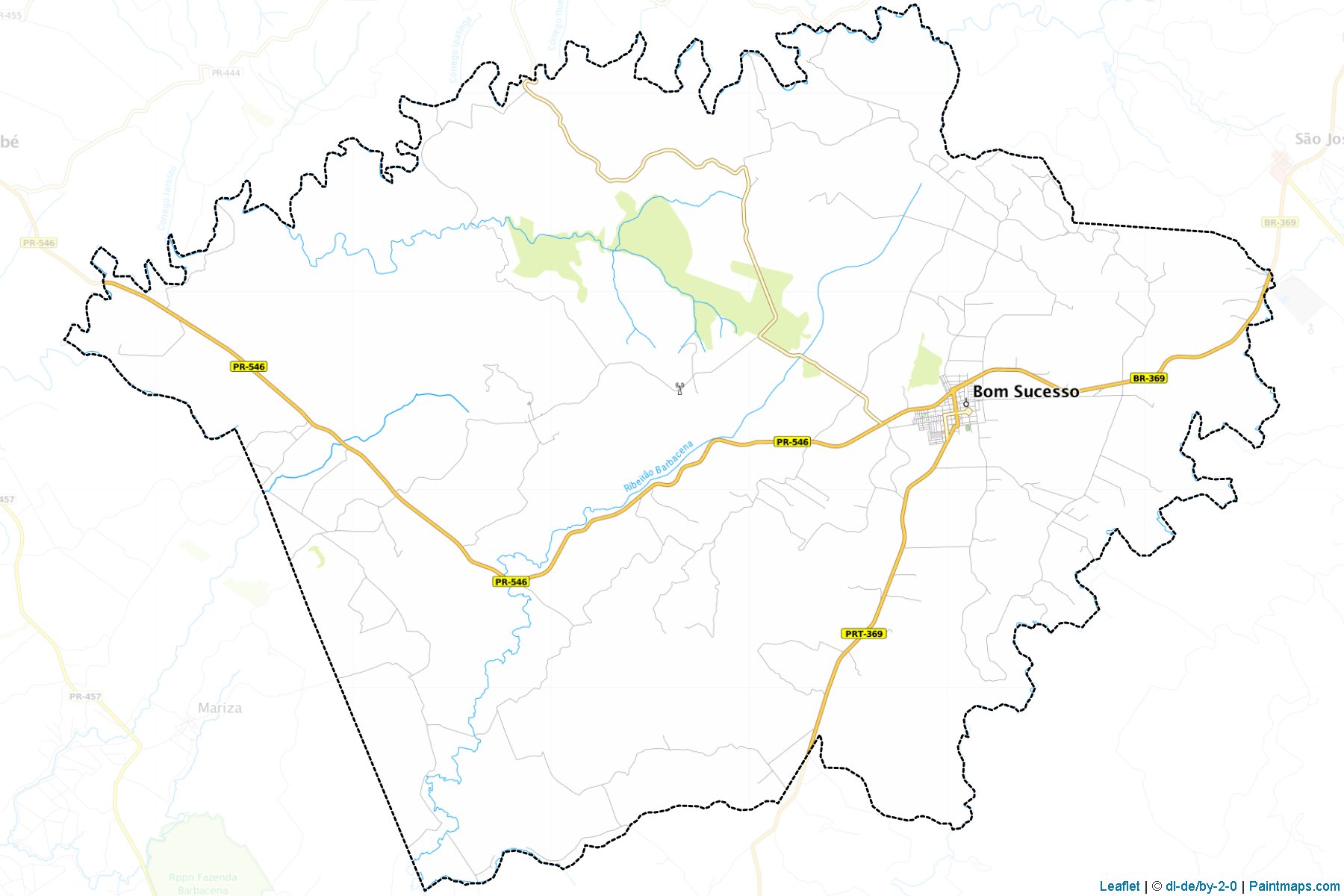 Bom Sucesso (Paraná) Haritası Örnekleri-1