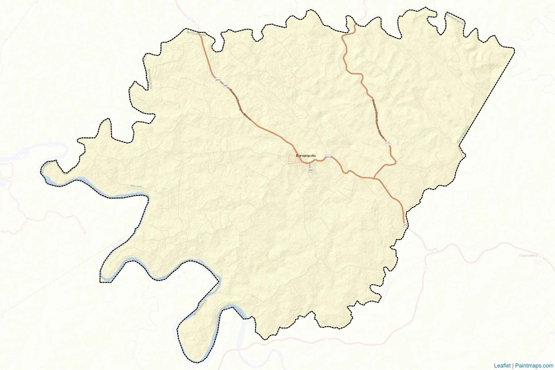 Borrazopolis (Parana) Map Cropping Samples-2