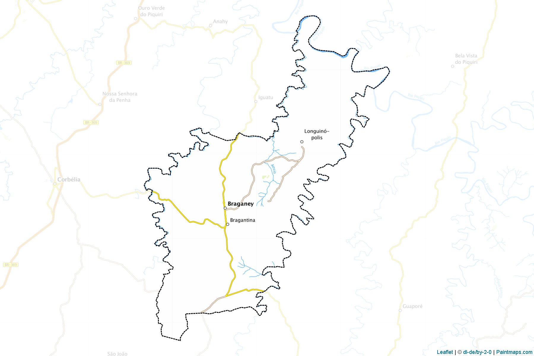 Braganey (Parana) Map Cropping Samples-1