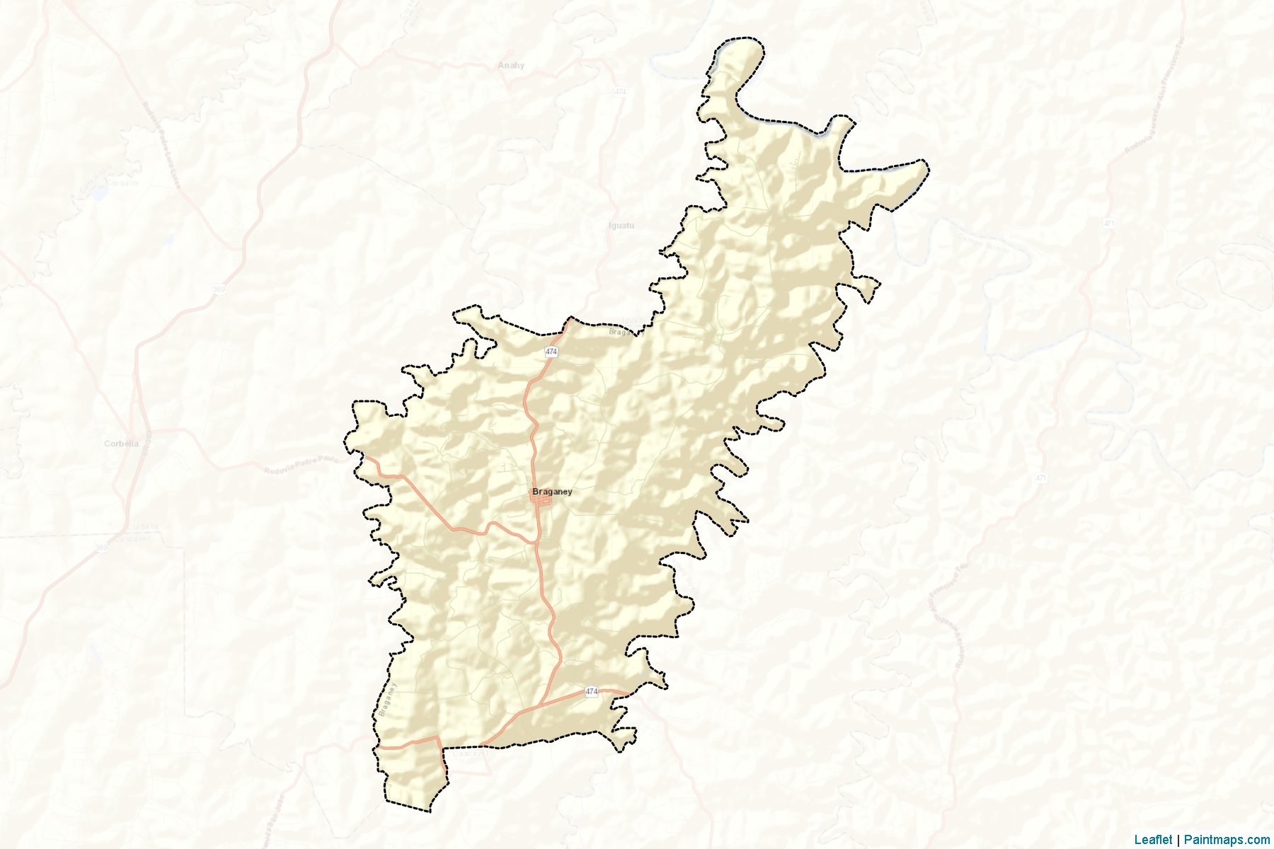 Braganey (Parana) Map Cropping Samples-2