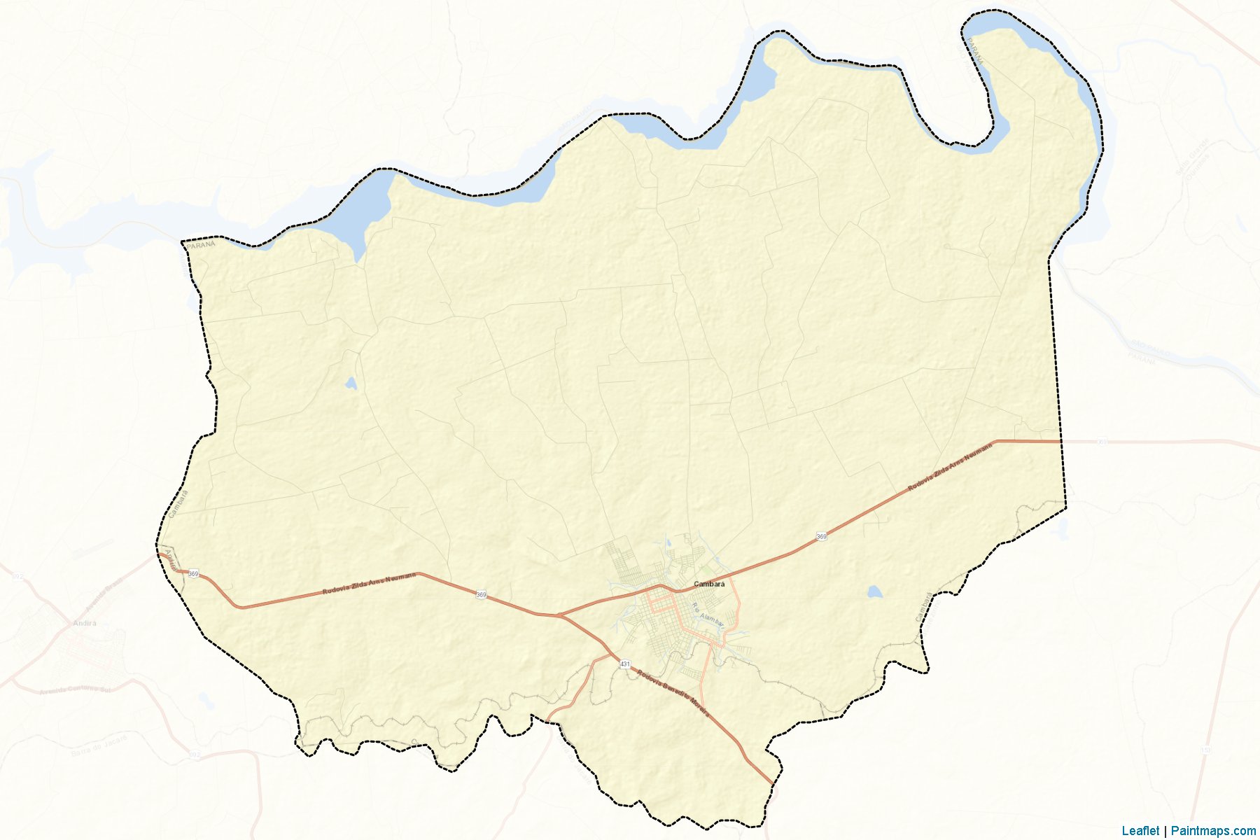 Cambara (Parana) Map Cropping Samples-2