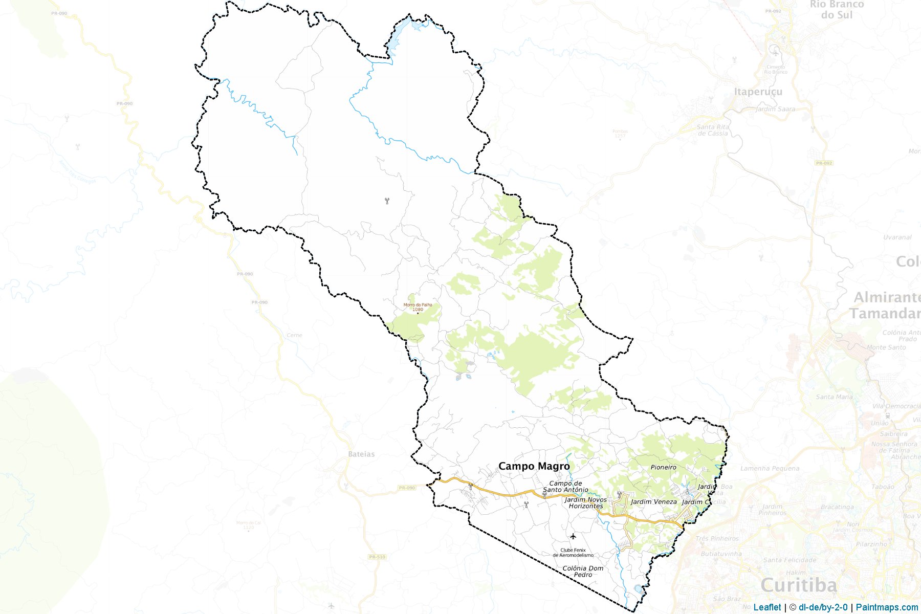 Campo Magro (Parana) Map Cropping Samples-1