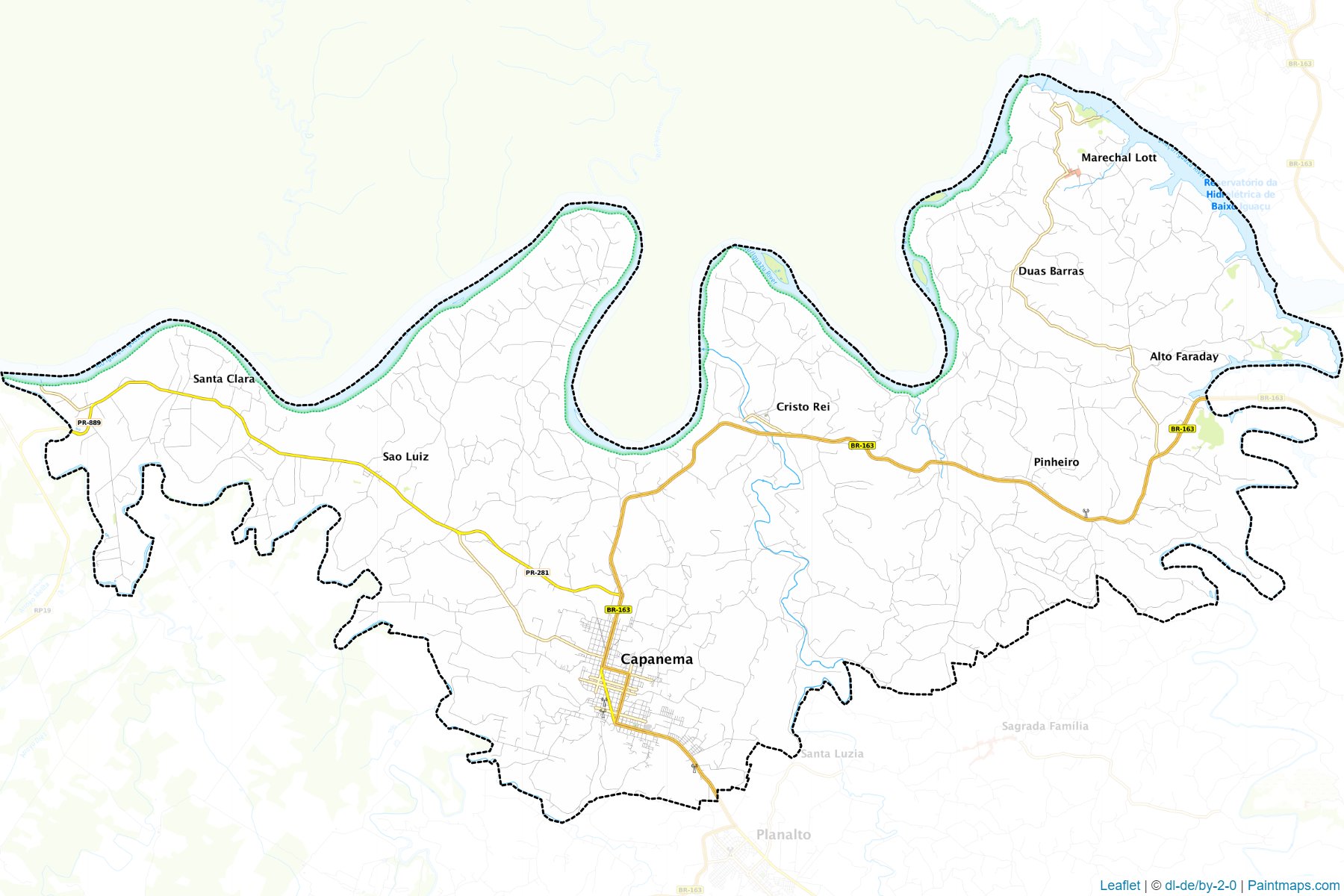 Capanema (Parana) Map Cropping Samples-1