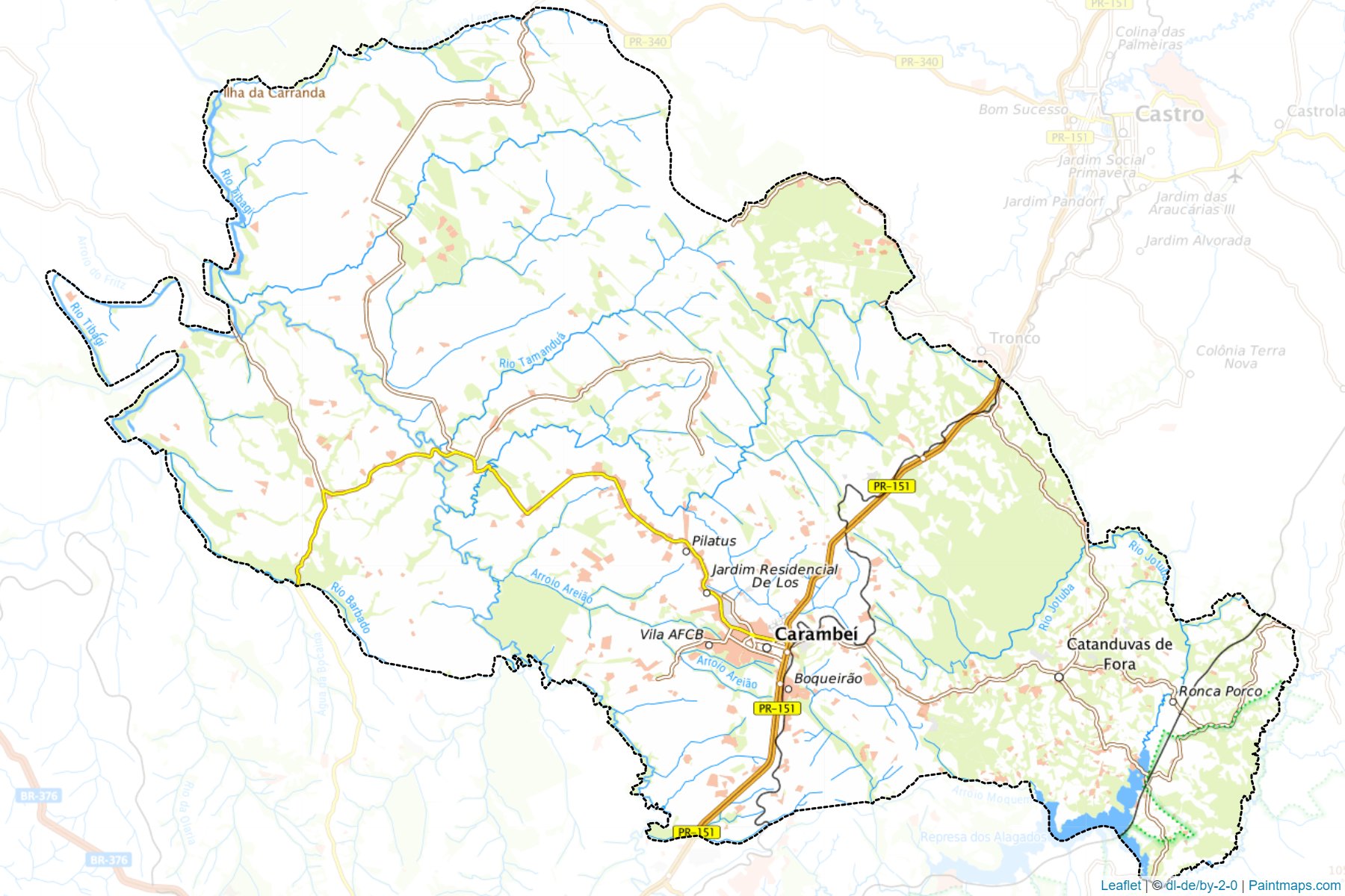 Carambei (Parana) Map Cropping Samples-1