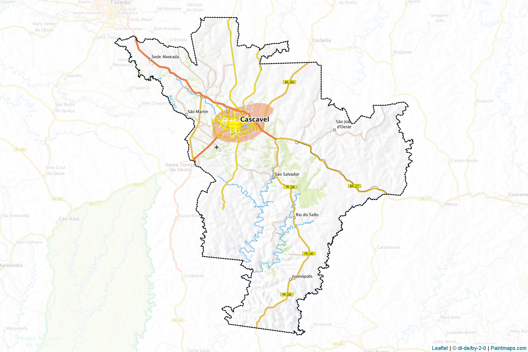 Cascavel (Parana) Map Cropping Samples-1