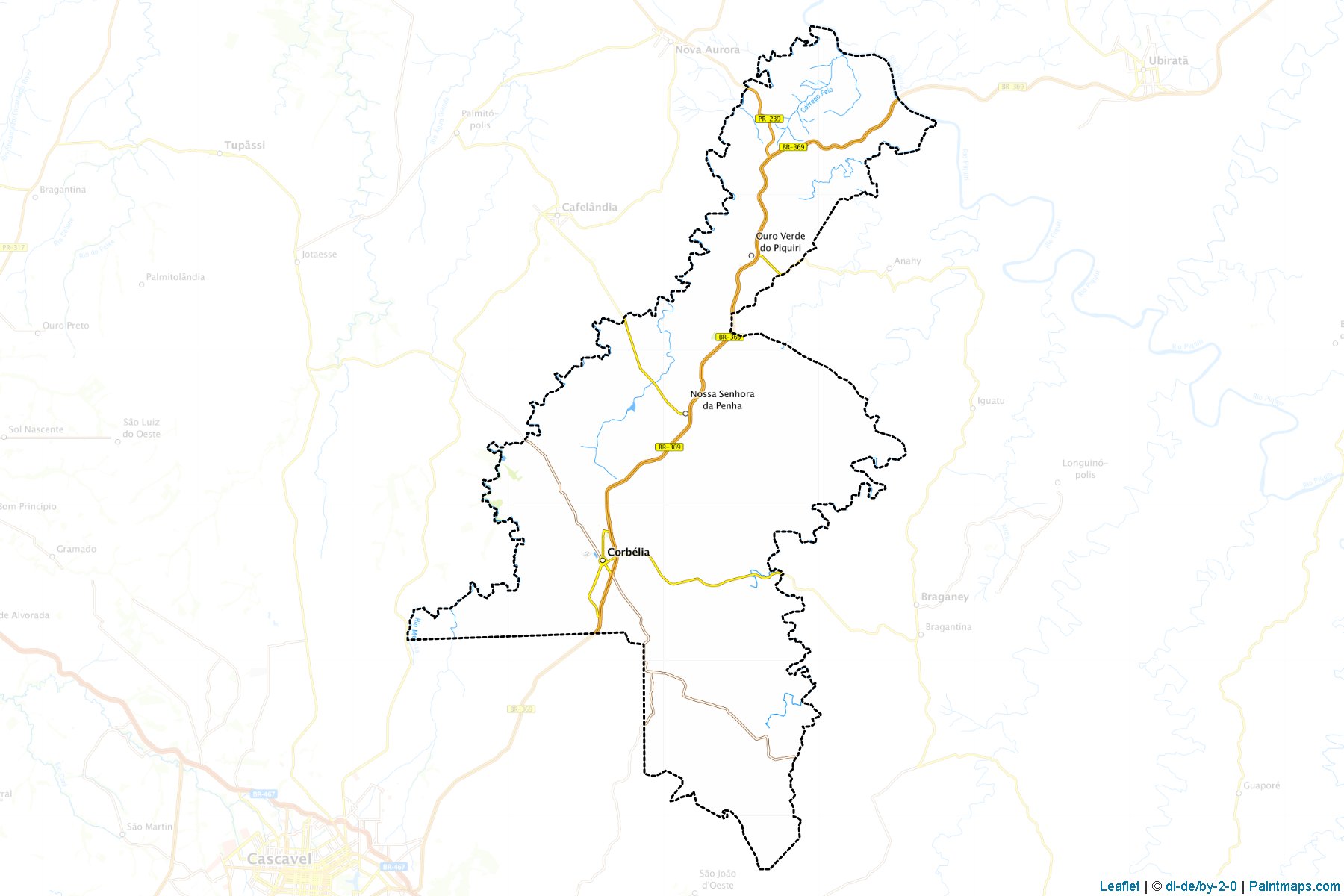 Muestras de recorte de mapas Corbelia (Parana)-1