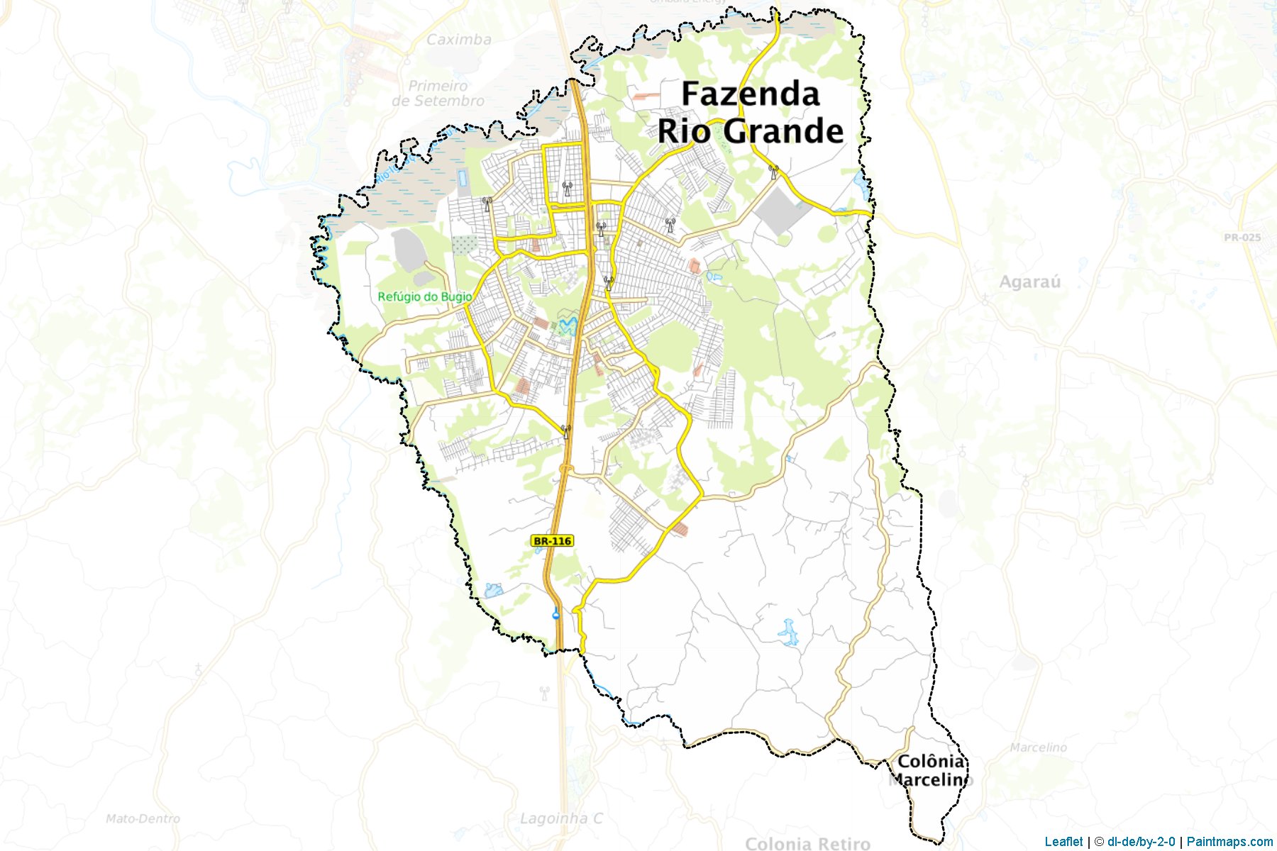 Fazenda Rio Grande (Parana) Map Cropping Samples-1