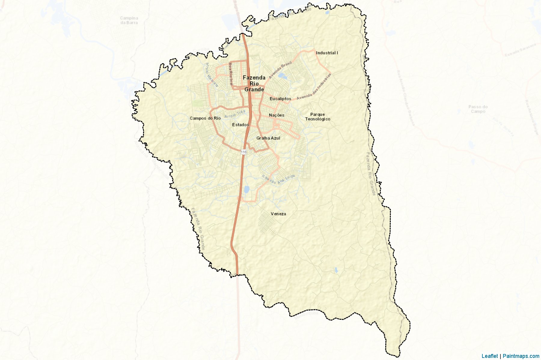 Fazenda Rio Grande (Parana) Map Cropping Samples-2