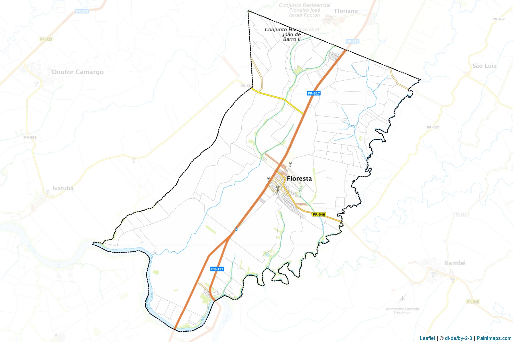 Floresta (Parana) Map Cropping Samples-1