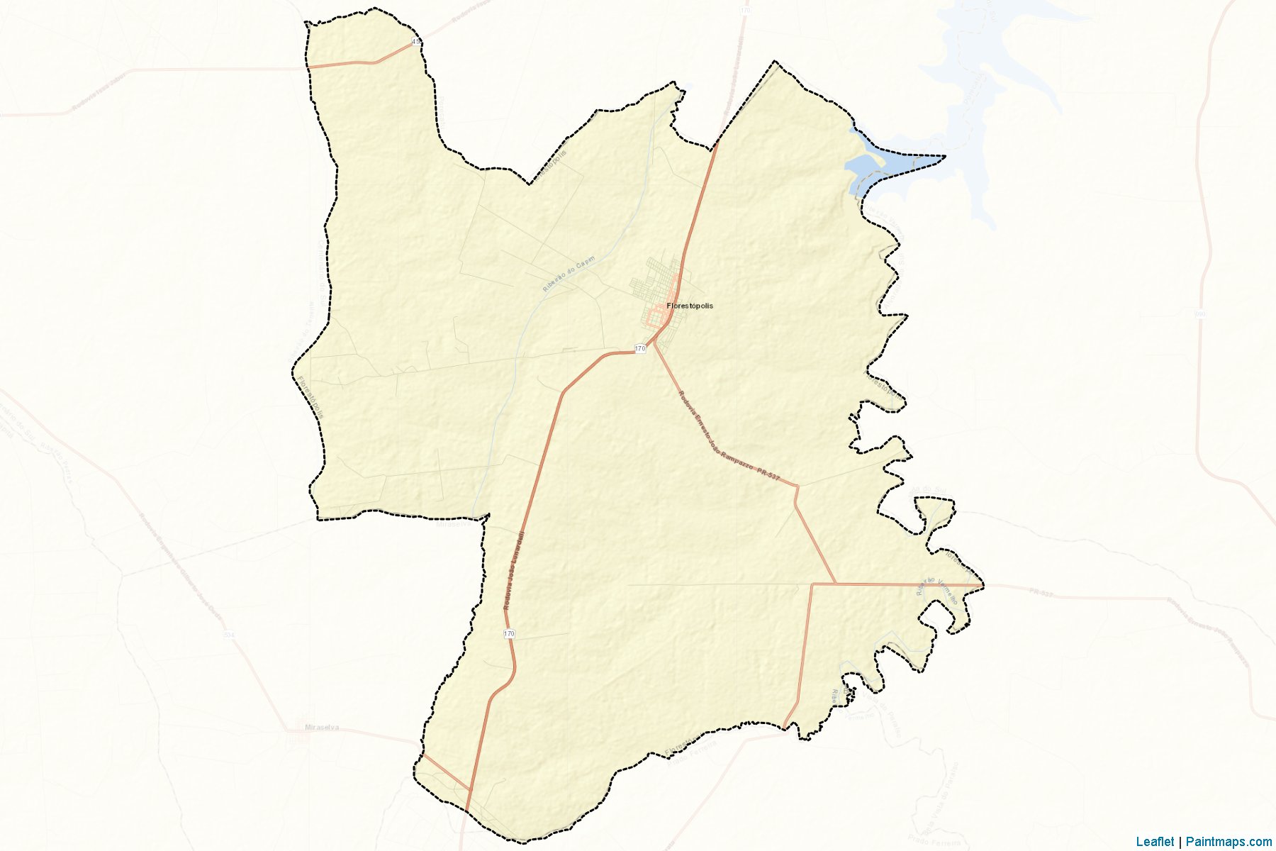 Florestopolis (Parana) Map Cropping Samples-2