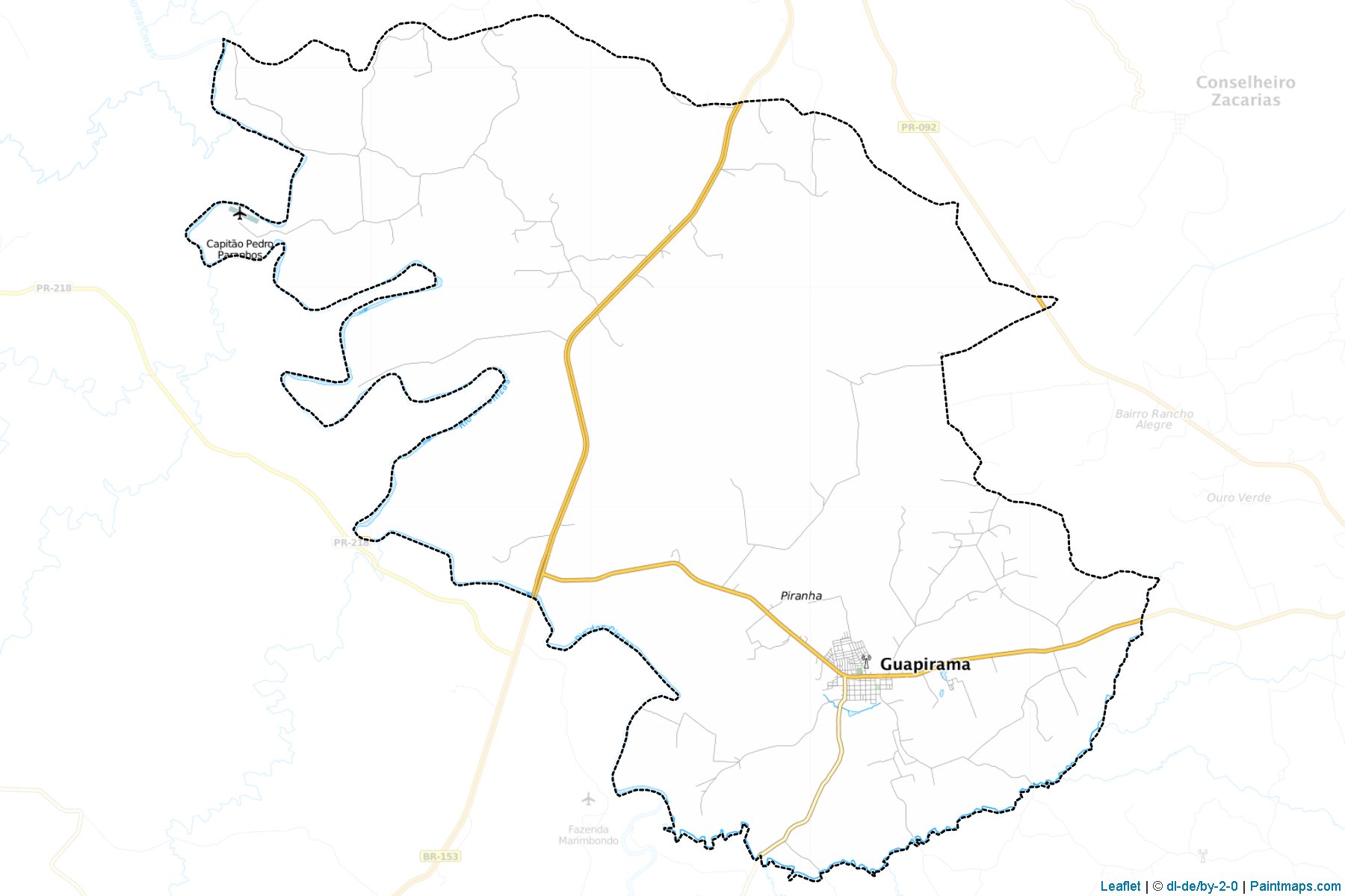 Muestras de recorte de mapas Guapirama (Parana)-1