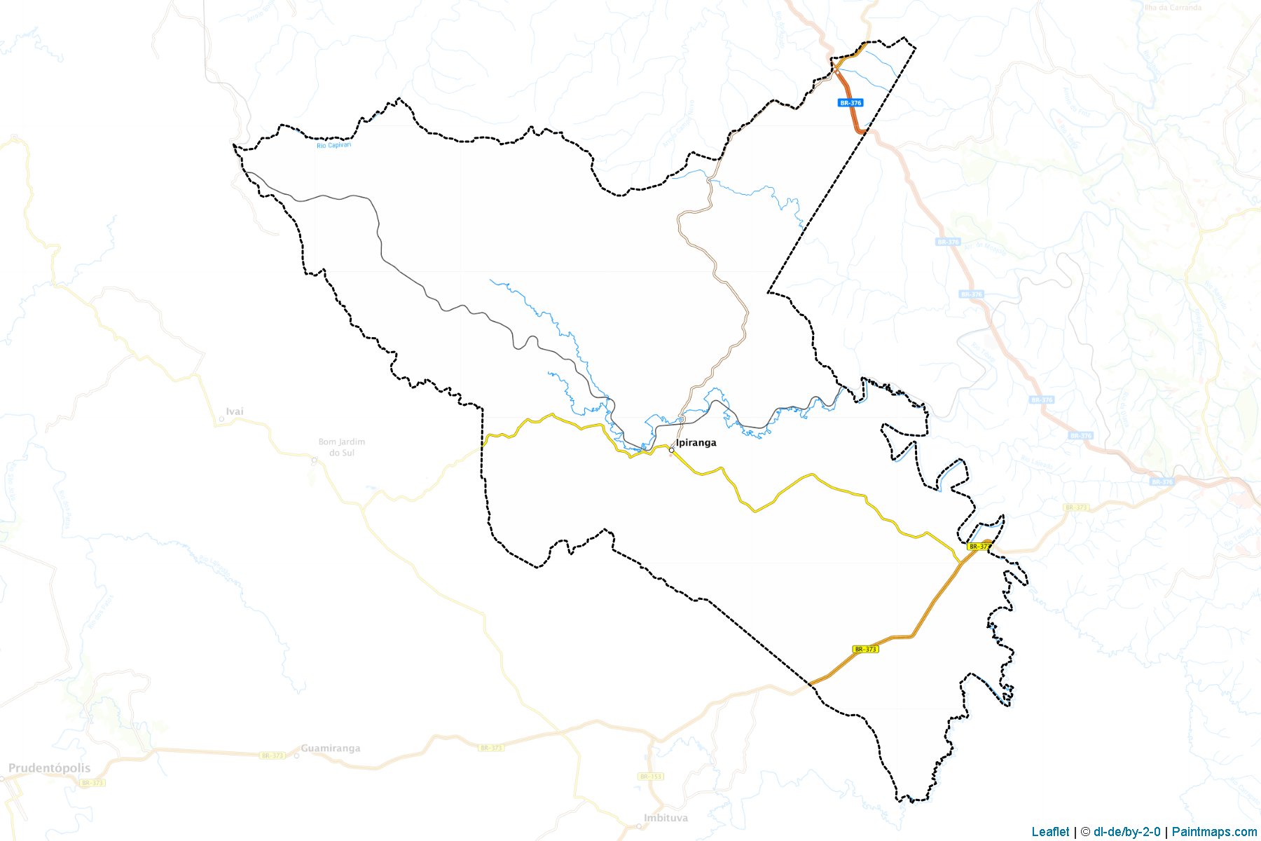 Ipiranga (Parana) Map Cropping Samples-1