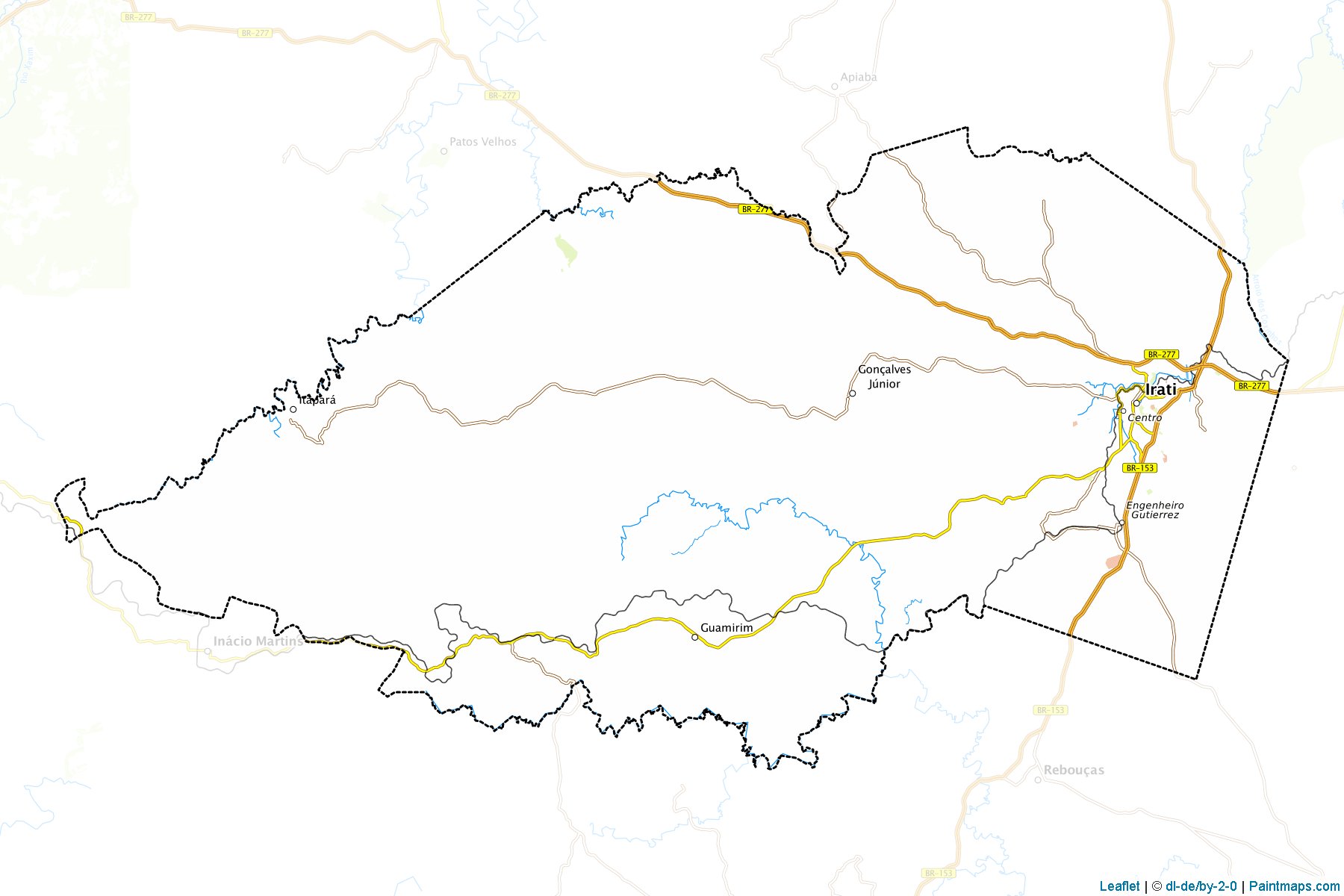 Irati (Parana) Map Cropping Samples-1