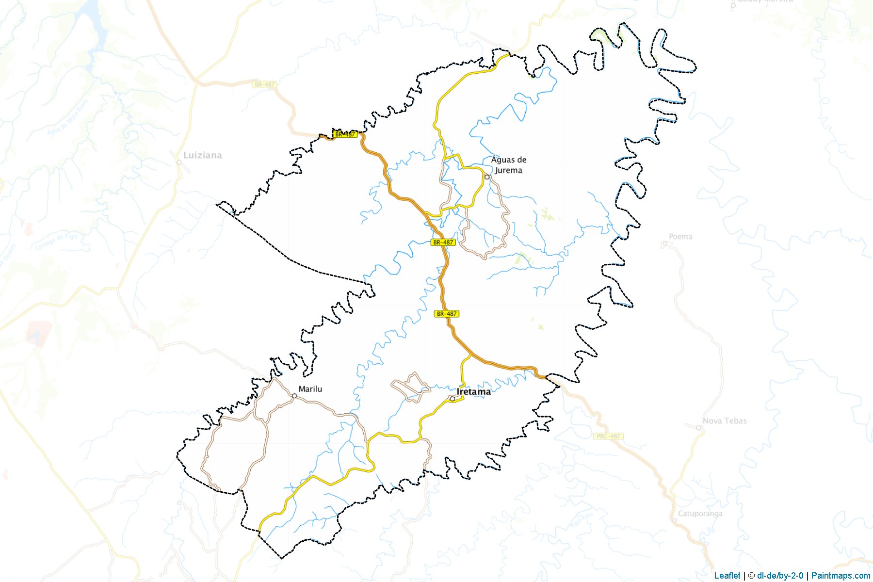 Iretama (Parana) Map Cropping Samples-1