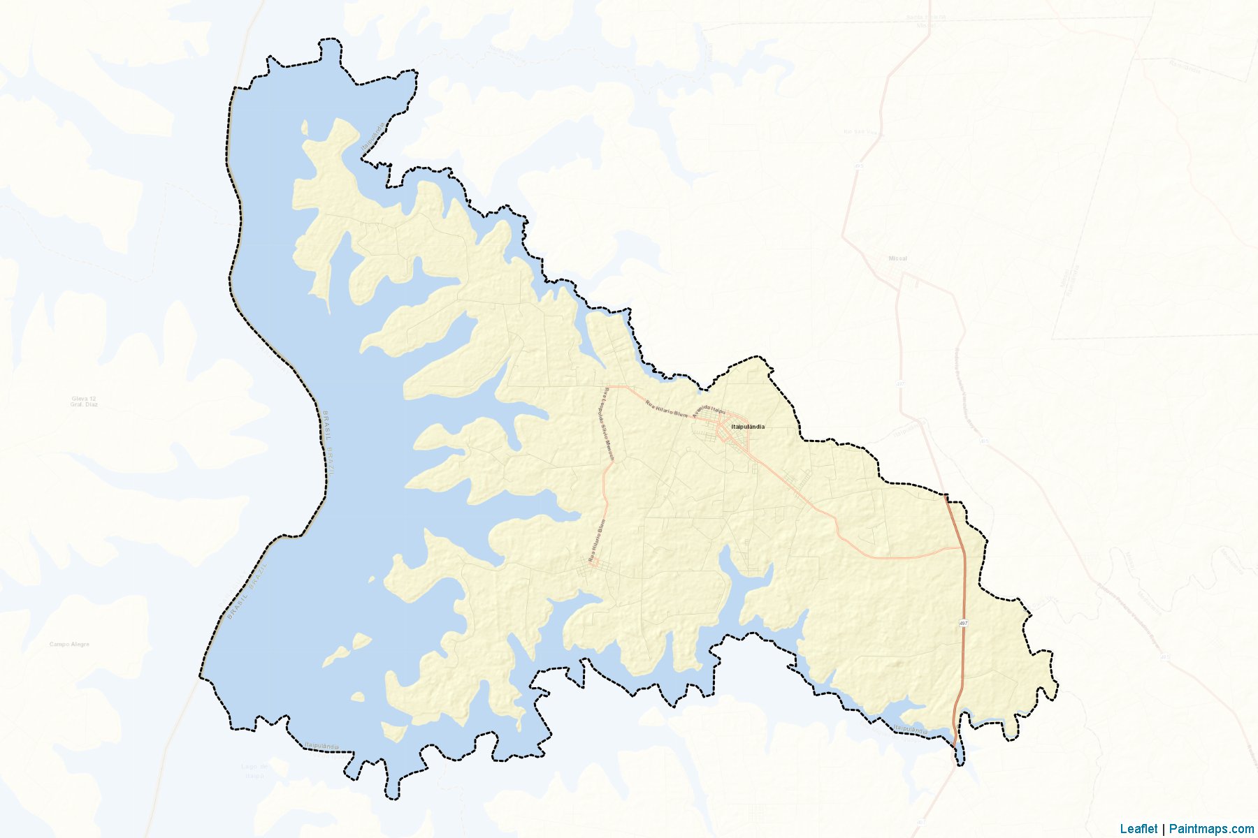 Itaipulandia (Parana) Map Cropping Samples-2