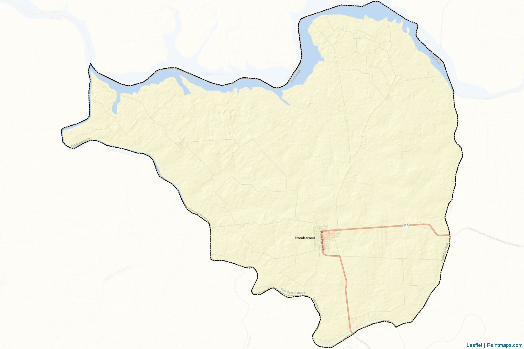 Muestras de recorte de mapas Itambaraca (Parana)-2