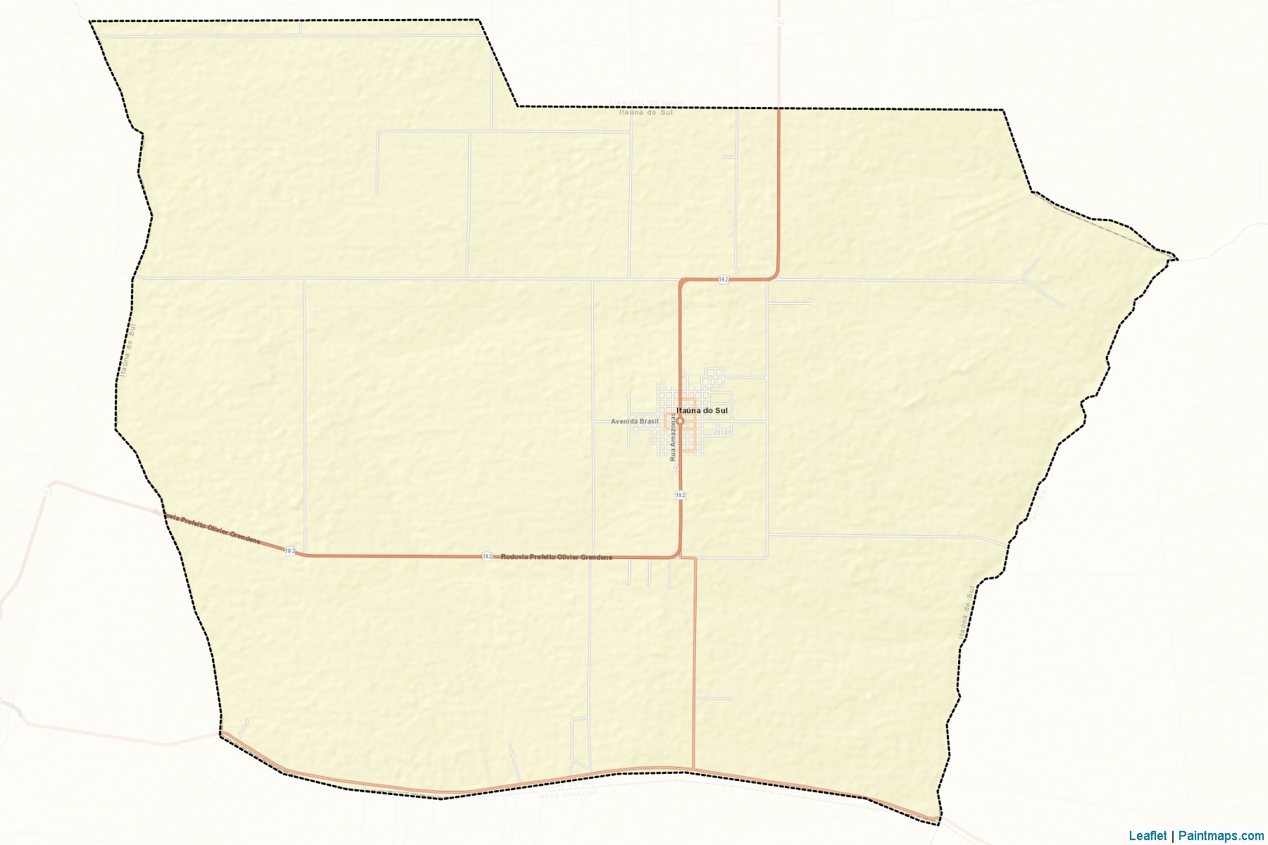 Itauna do Sul (Parana) Map Cropping Samples-2