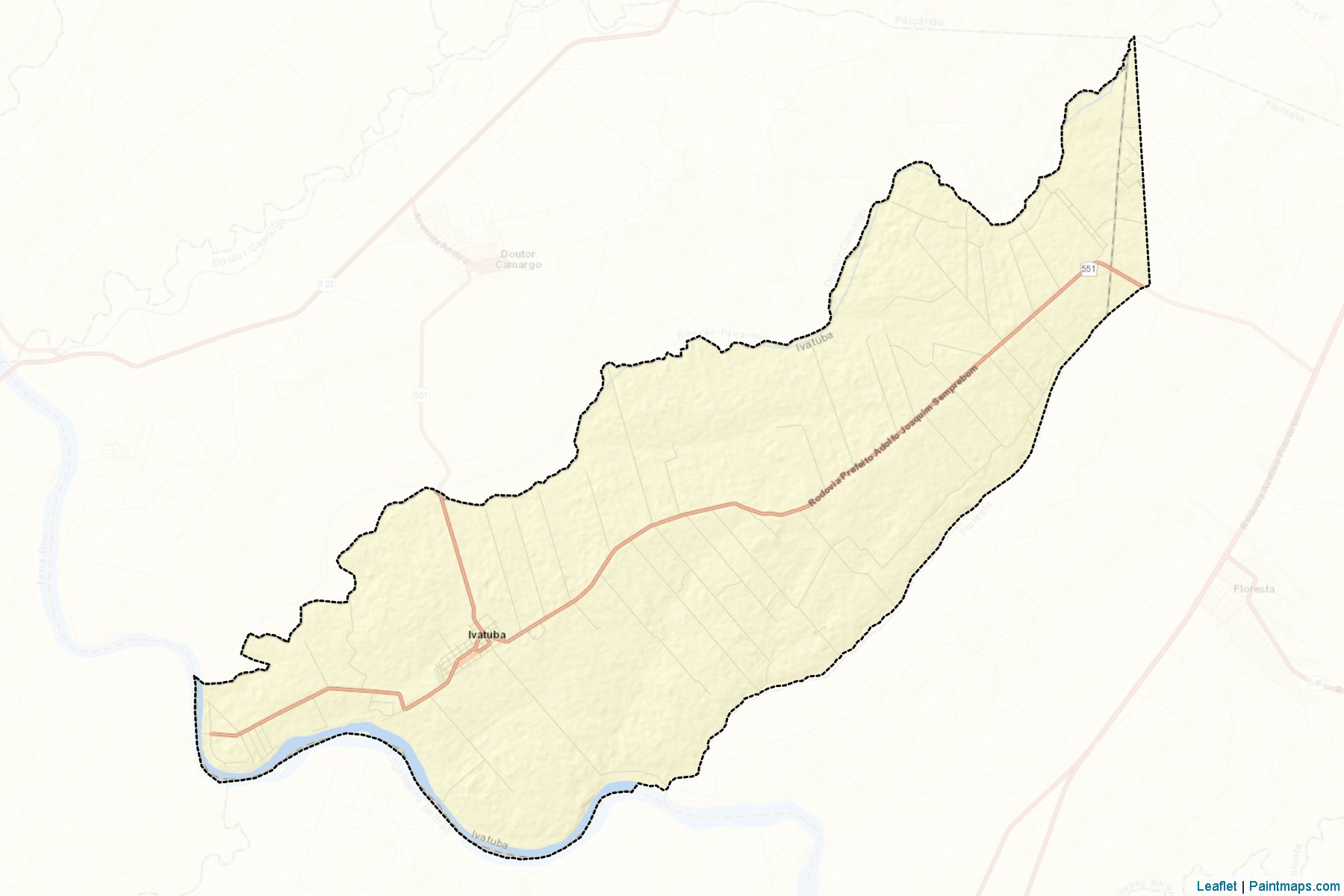 Ivatuba (Parana) Map Cropping Samples-2