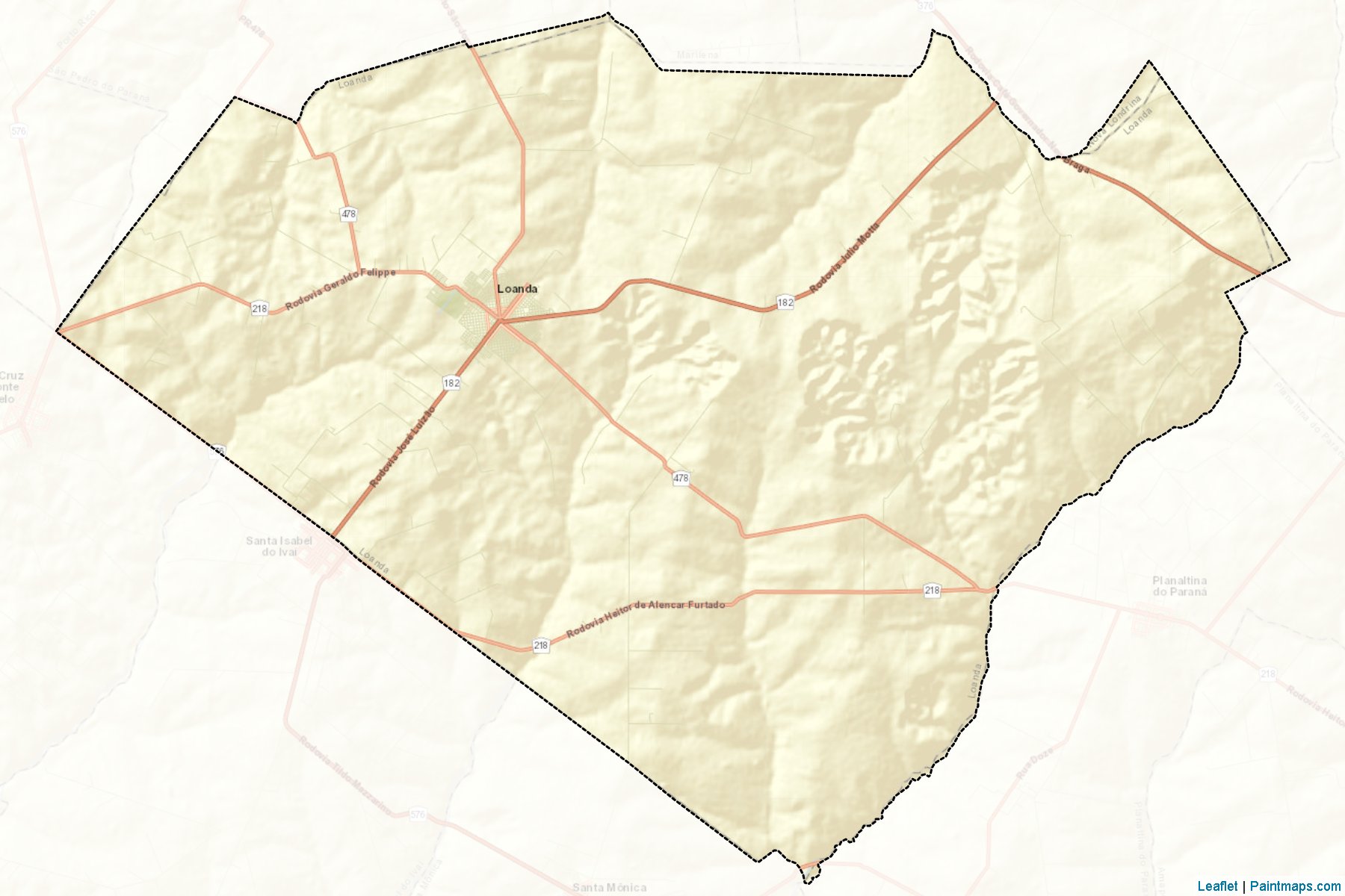 Loanda (Parana) Map Cropping Samples-2