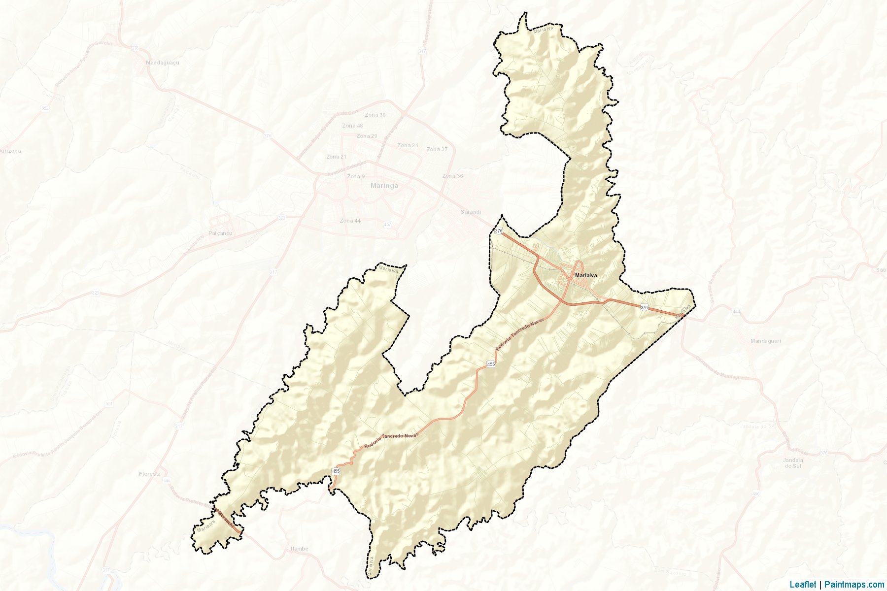 Muestras de recorte de mapas Marialva (Parana)-2